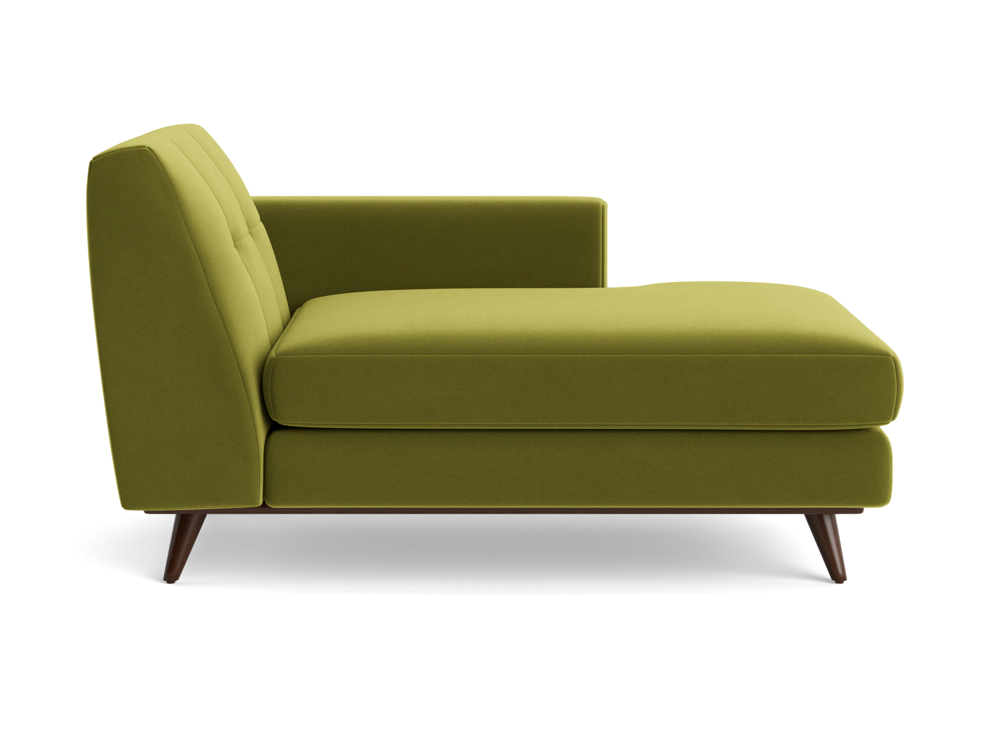 hughes single arm chaise royale apple