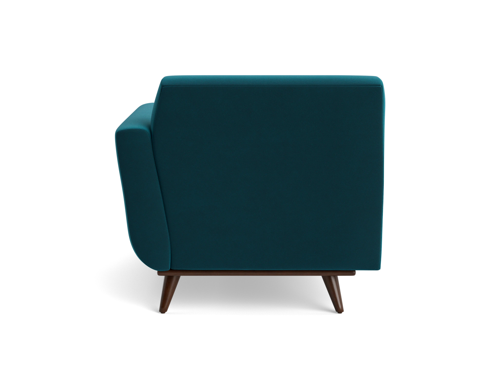 hughes single arm chaise royale peacock