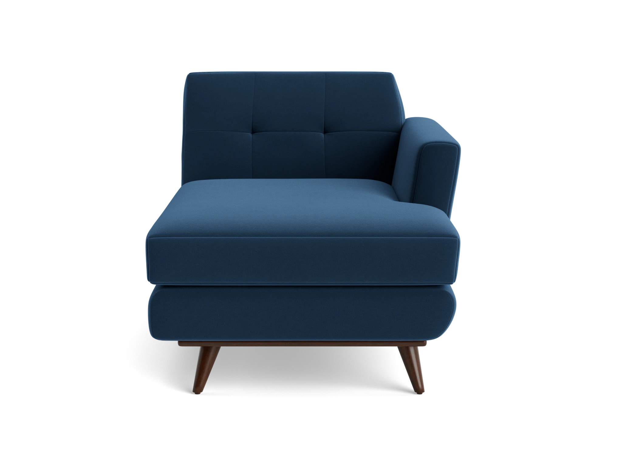 hughes single arm chaise royale cobalt
