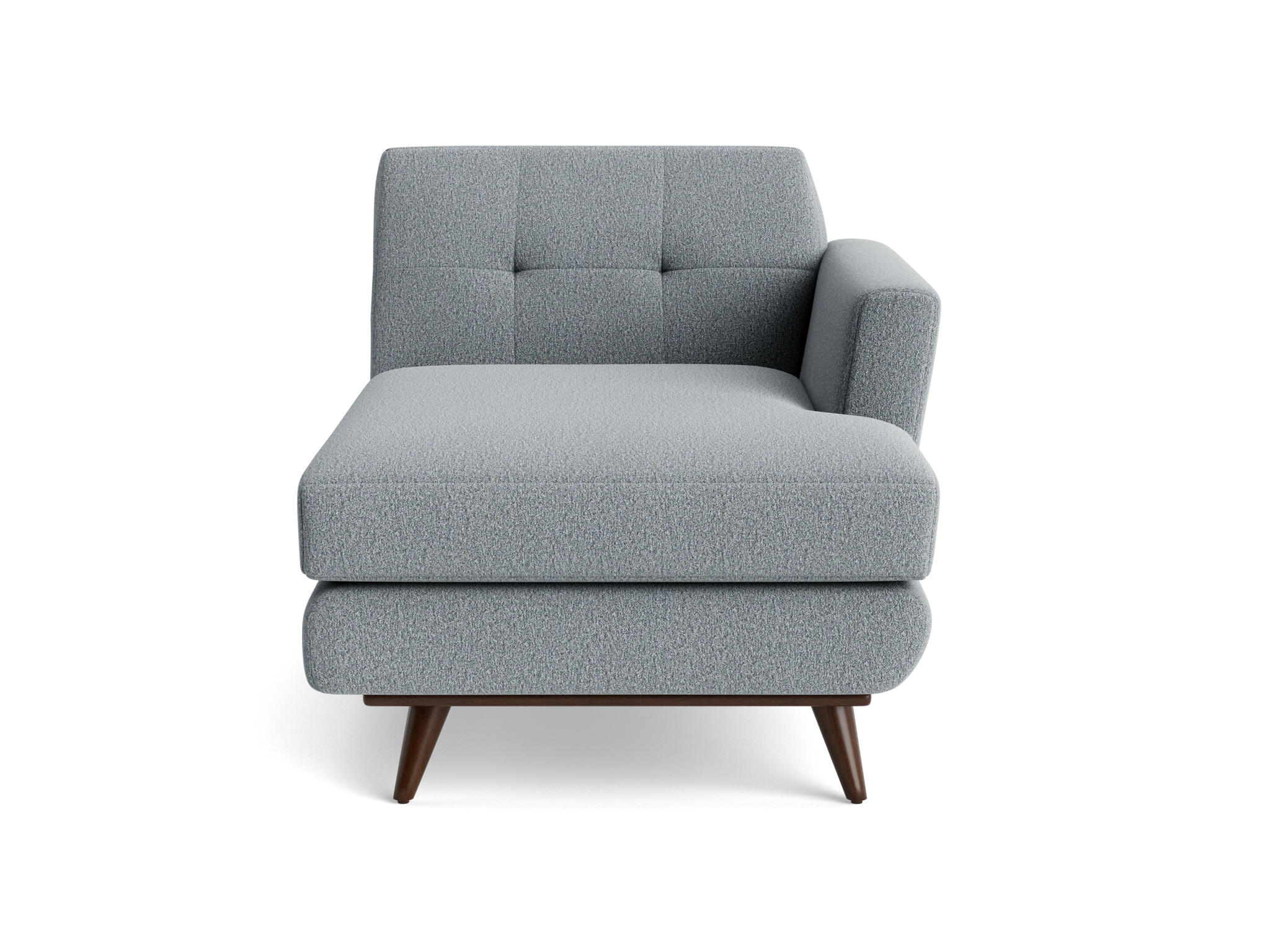 hughes single arm chaise synergy pewter