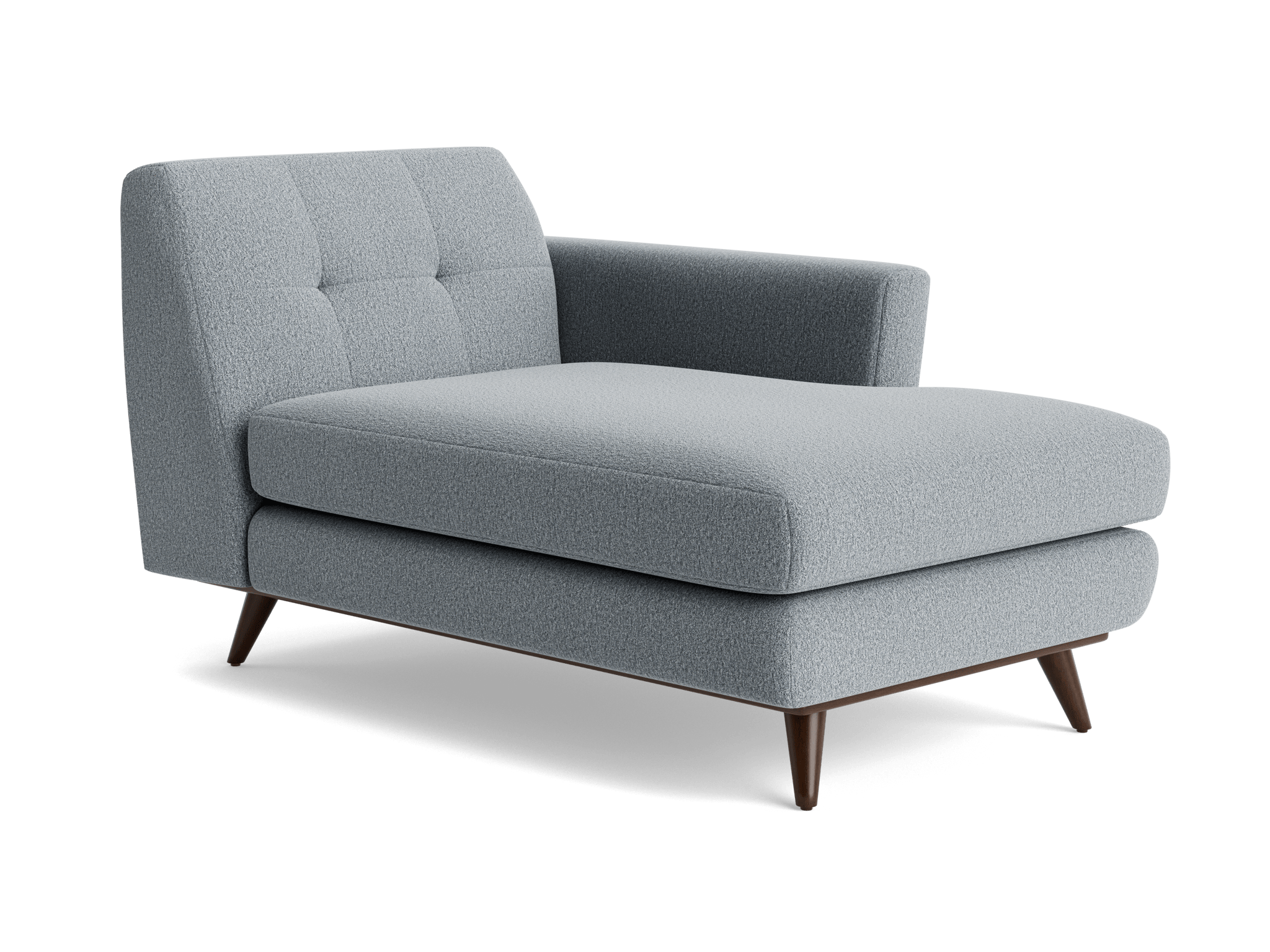 hughes single arm chaise synergy pewter