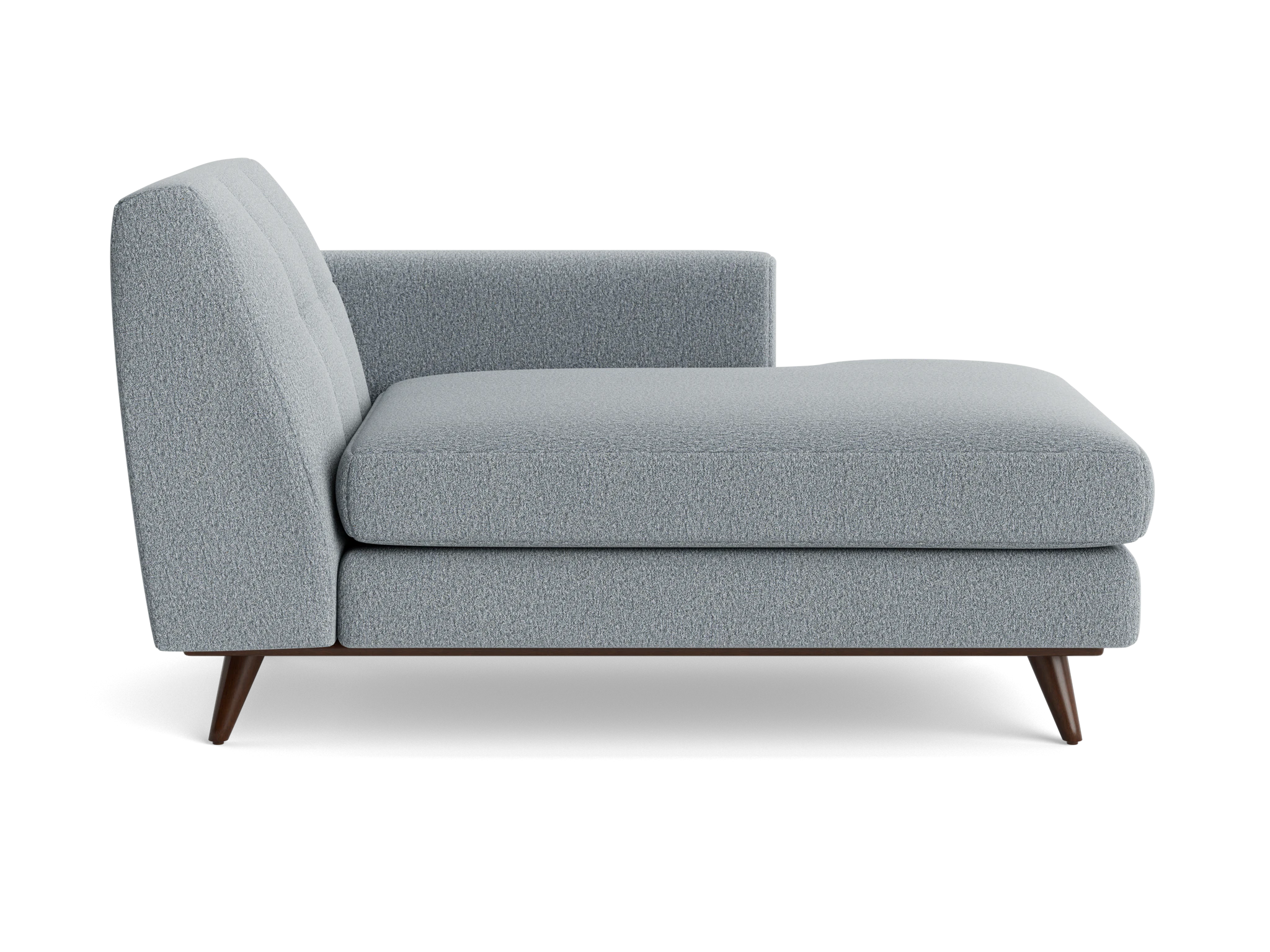hughes single arm chaise synergy pewter