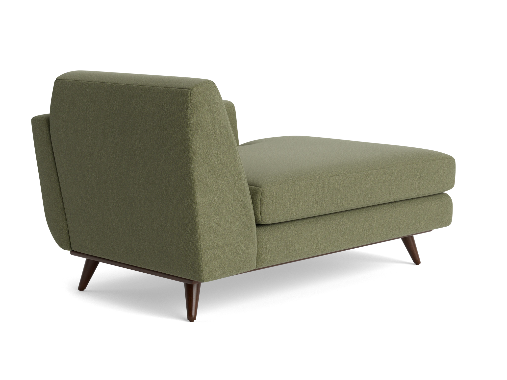 hughes single arm chaise faithful olive