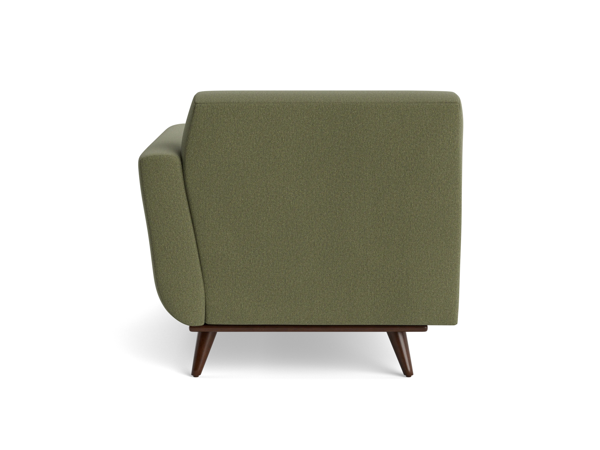 hughes single arm chaise faithful olive