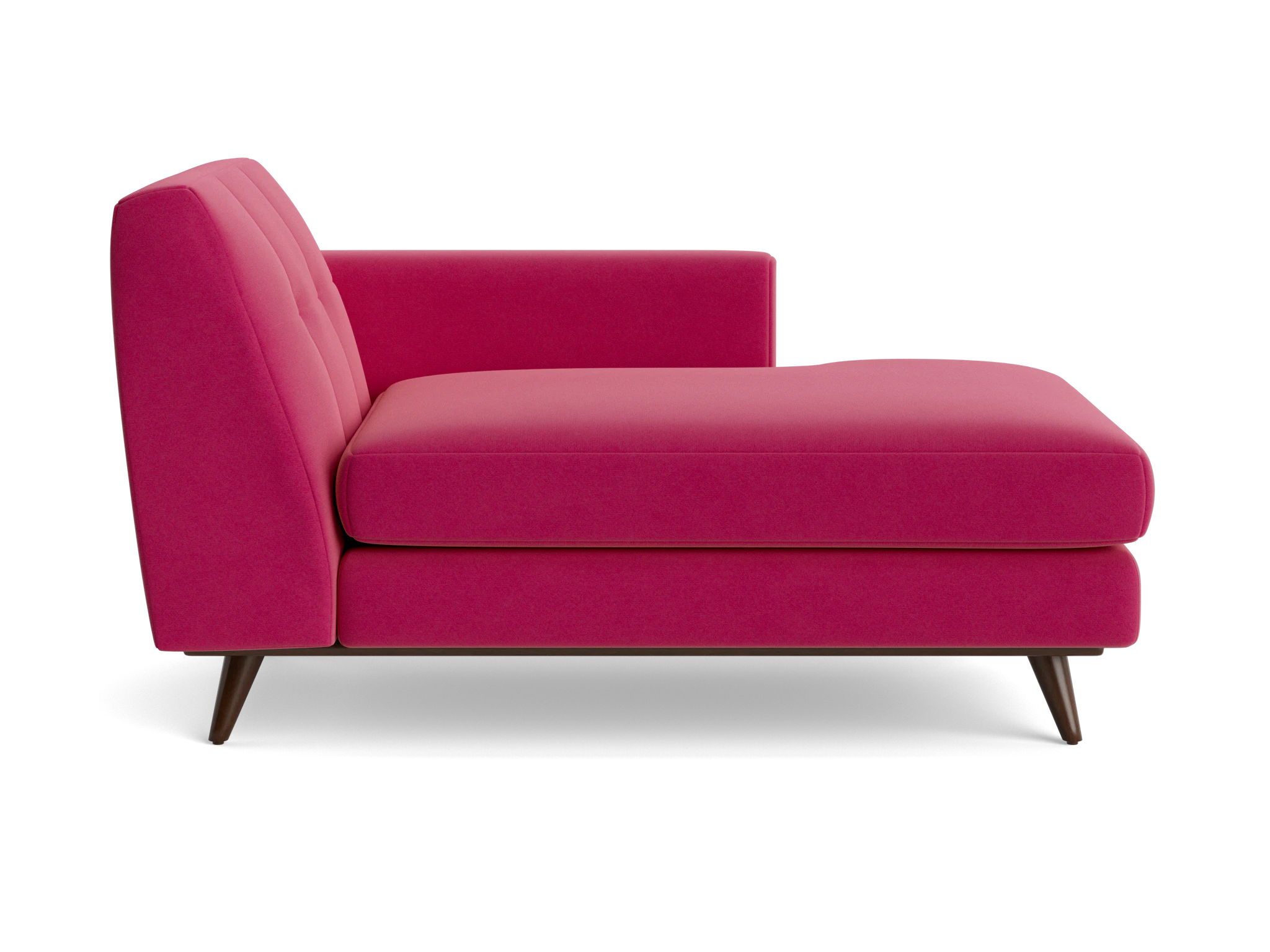 hughes single arm chaise royale berry