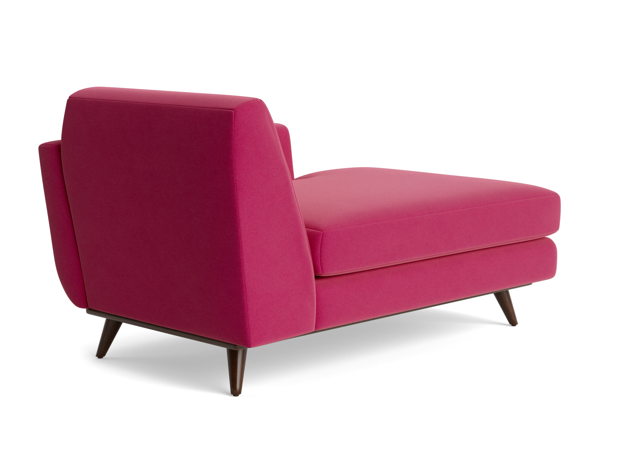 hughes single arm chaise royale berry