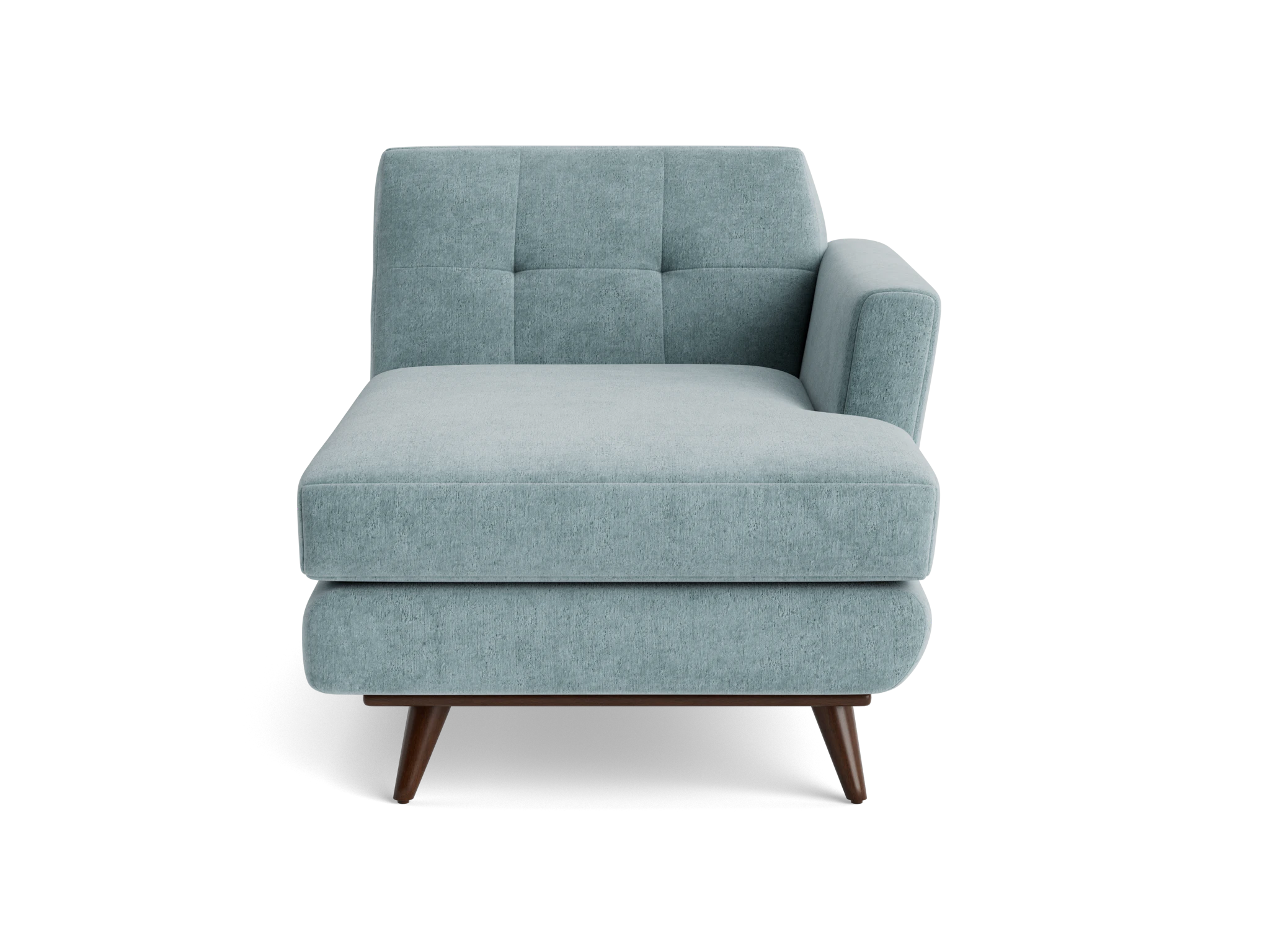hughes single arm chaise plush mist