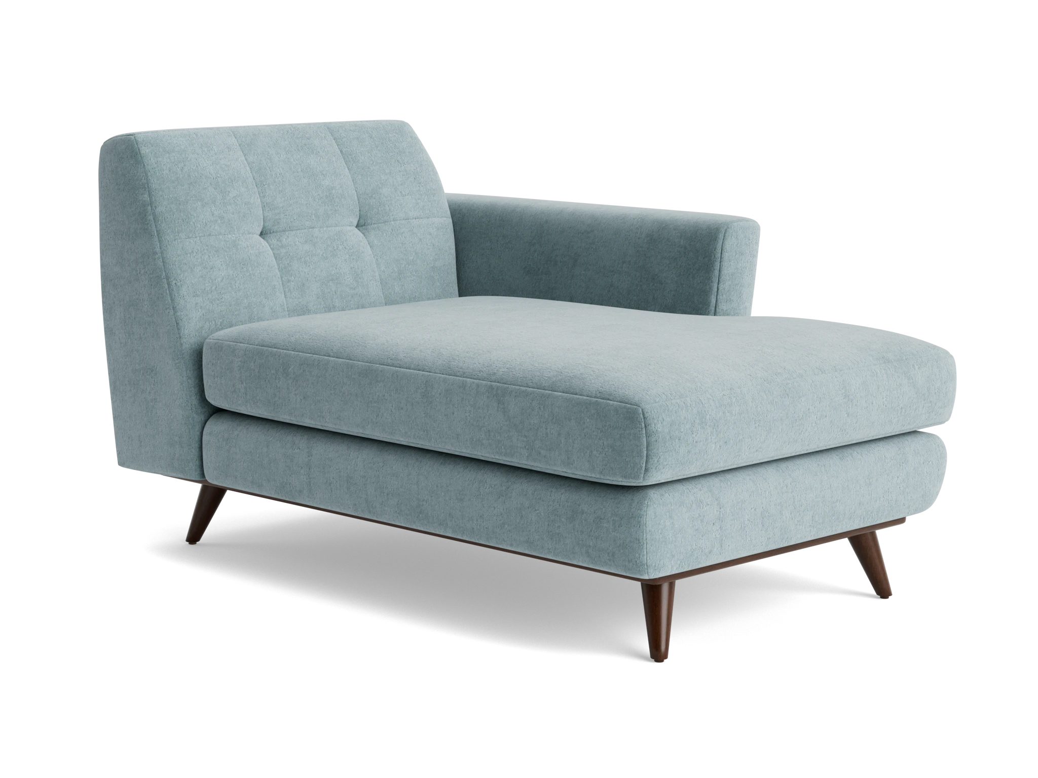 hughes single arm chaise plush mist