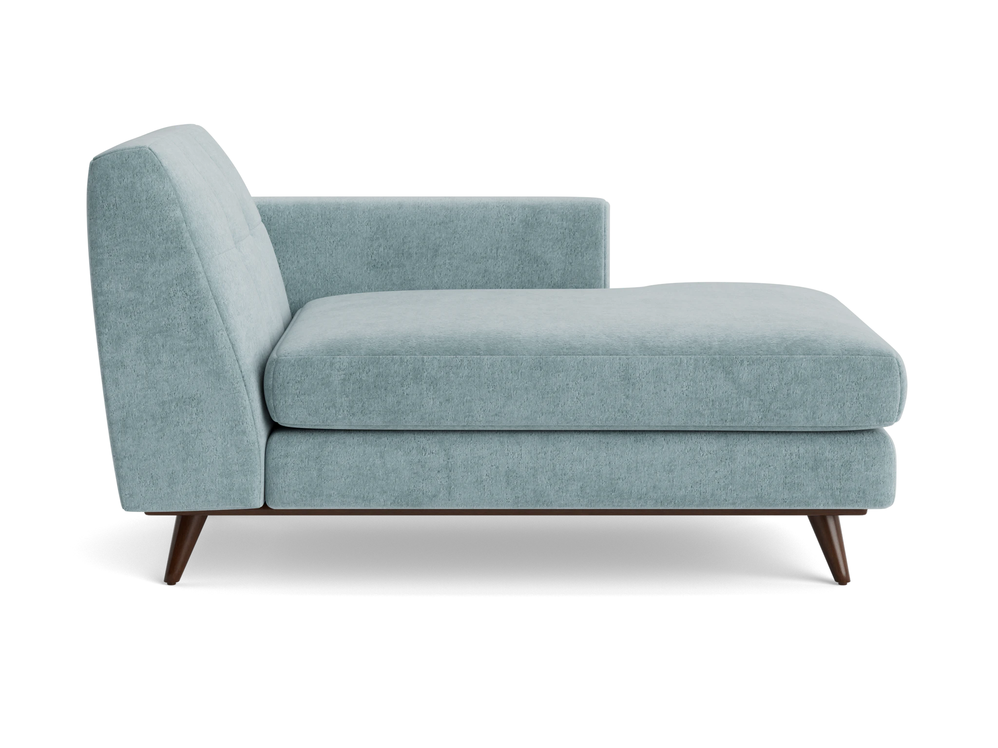 hughes single arm chaise plush mist