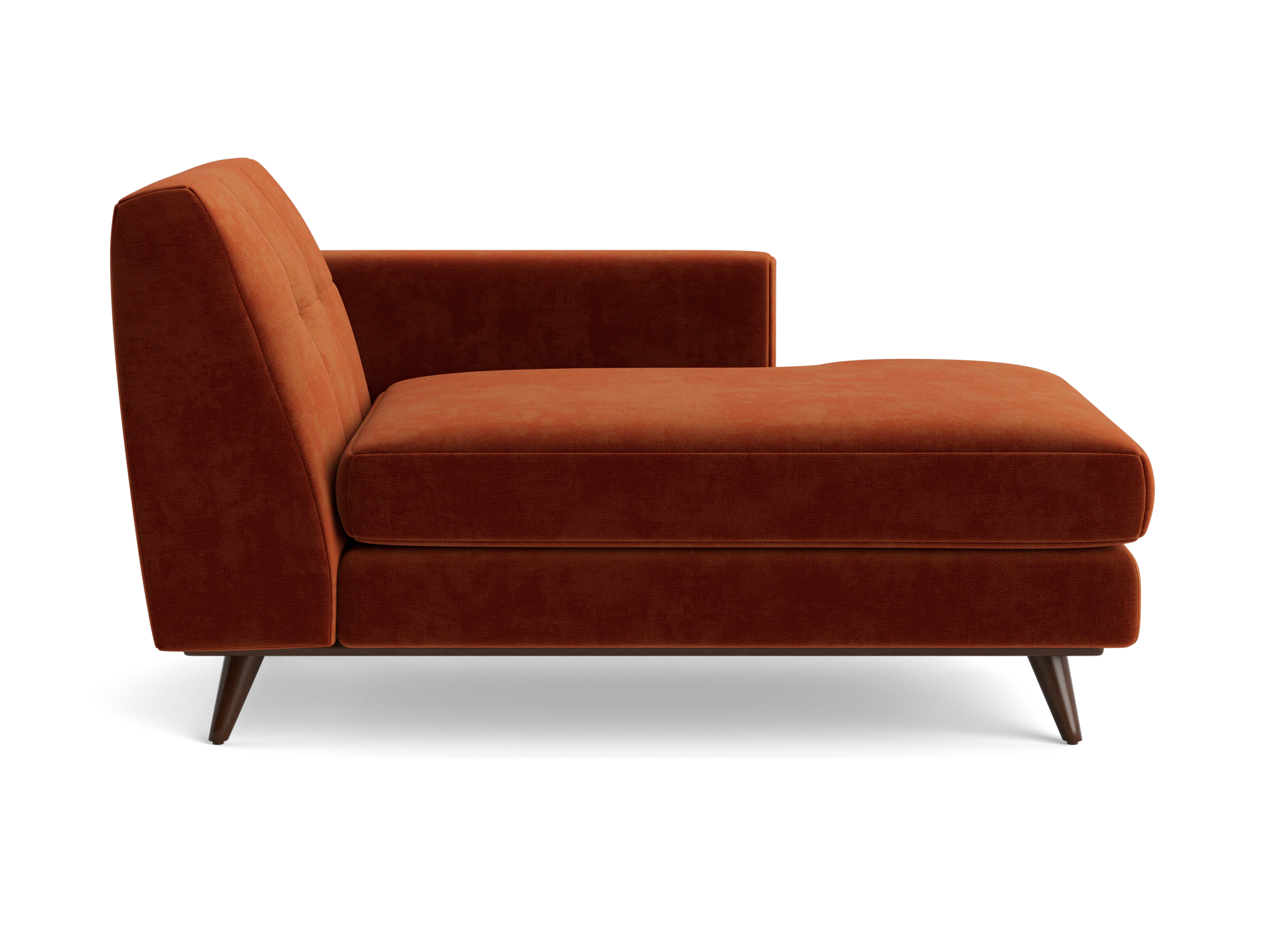 hughes single arm chaise harper cinnamon