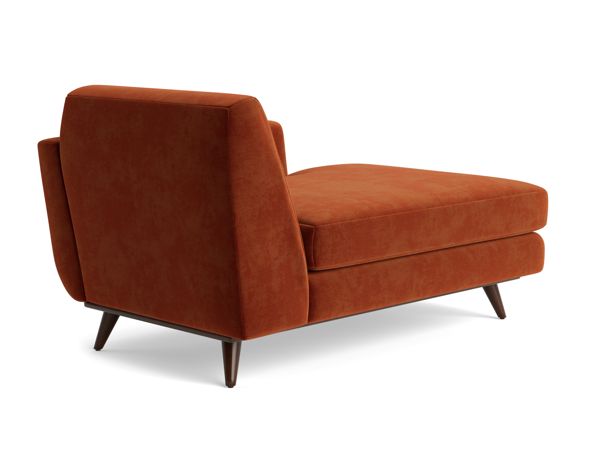 hughes single arm chaise harper cinnamon