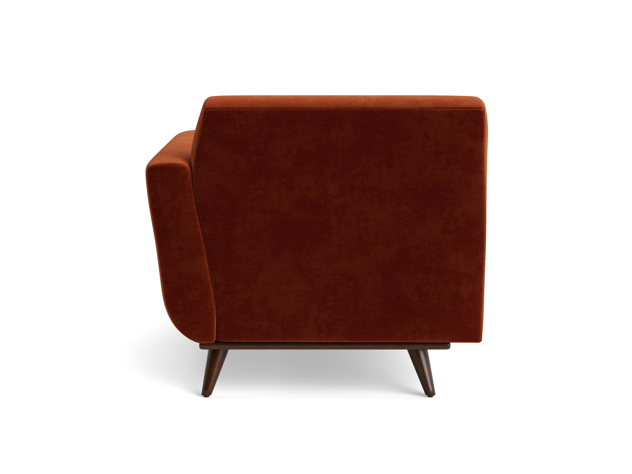 hughes single arm chaise harper cinnamon