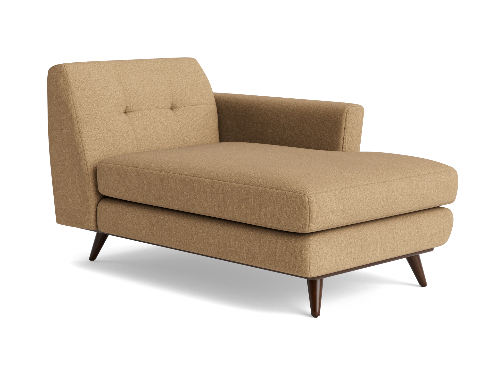 hughes single arm chaise faithful sand