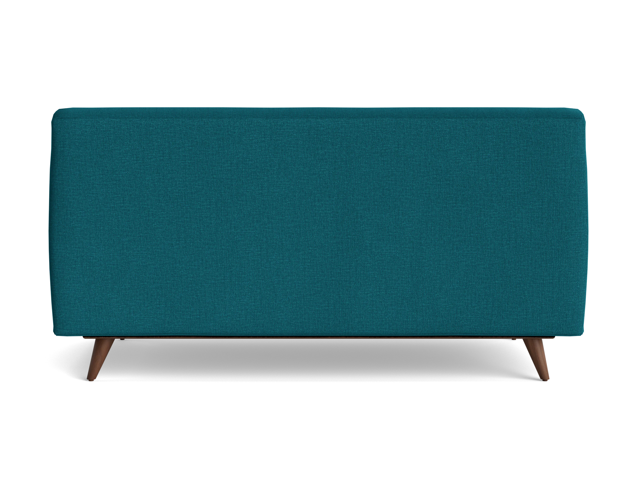 hughes armless loveseat key largo zenith teal