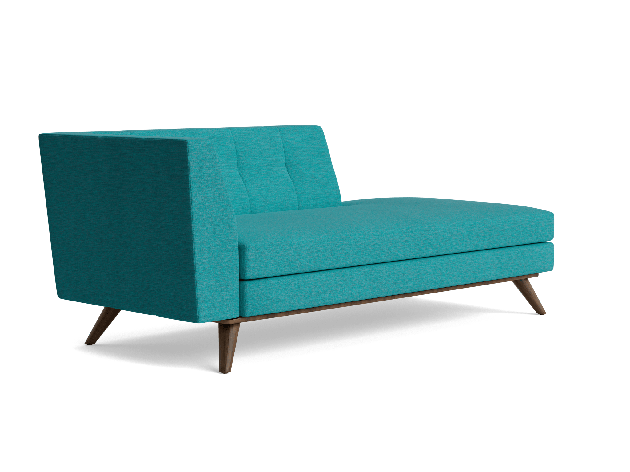 hughes bumper chaise lucky turquoise