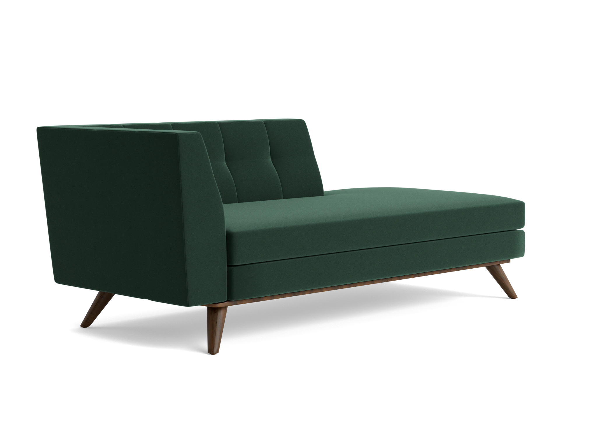 hughes bumper chaise royale evergreen