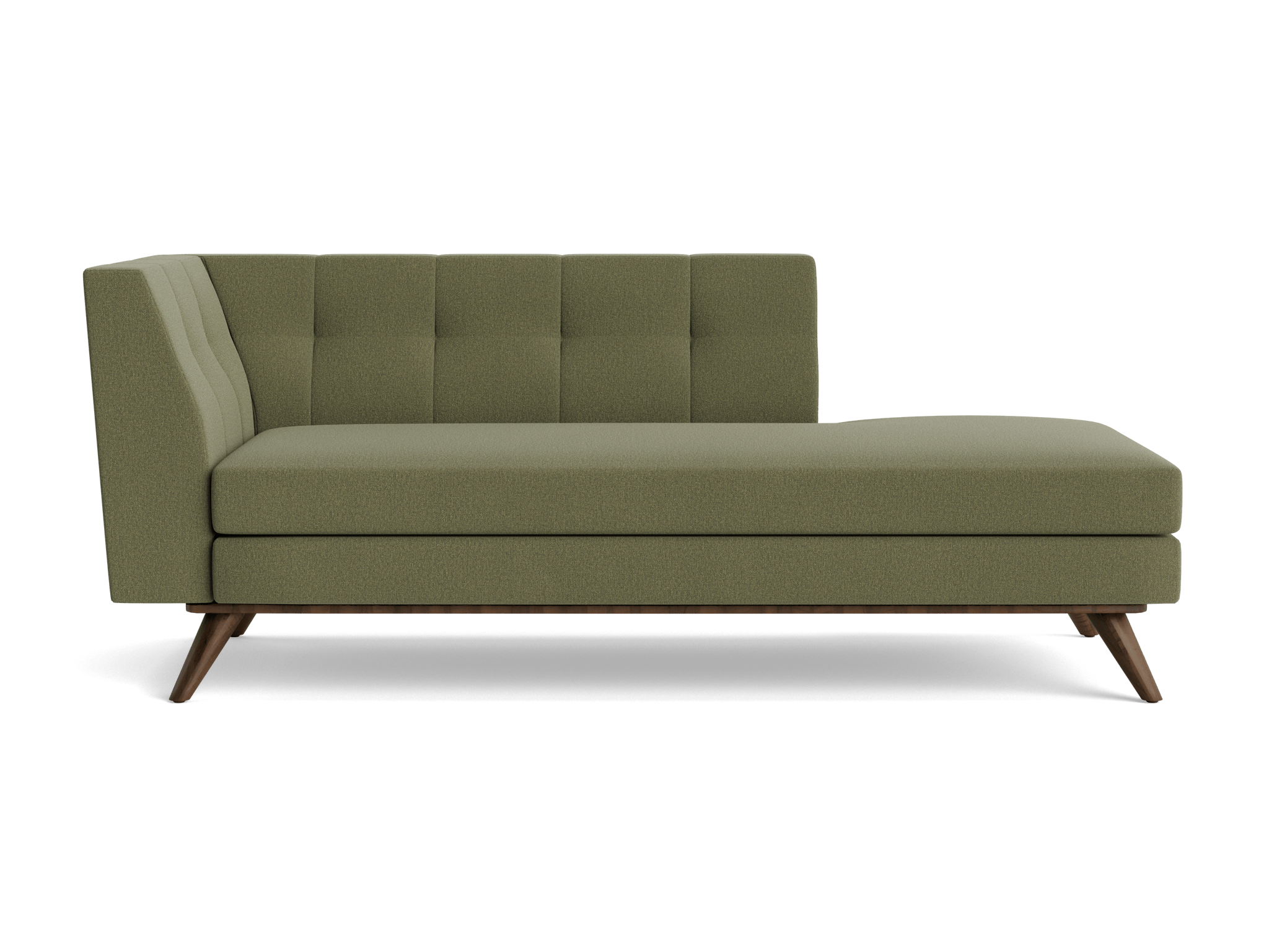 hughes bumper chaise faithful olive