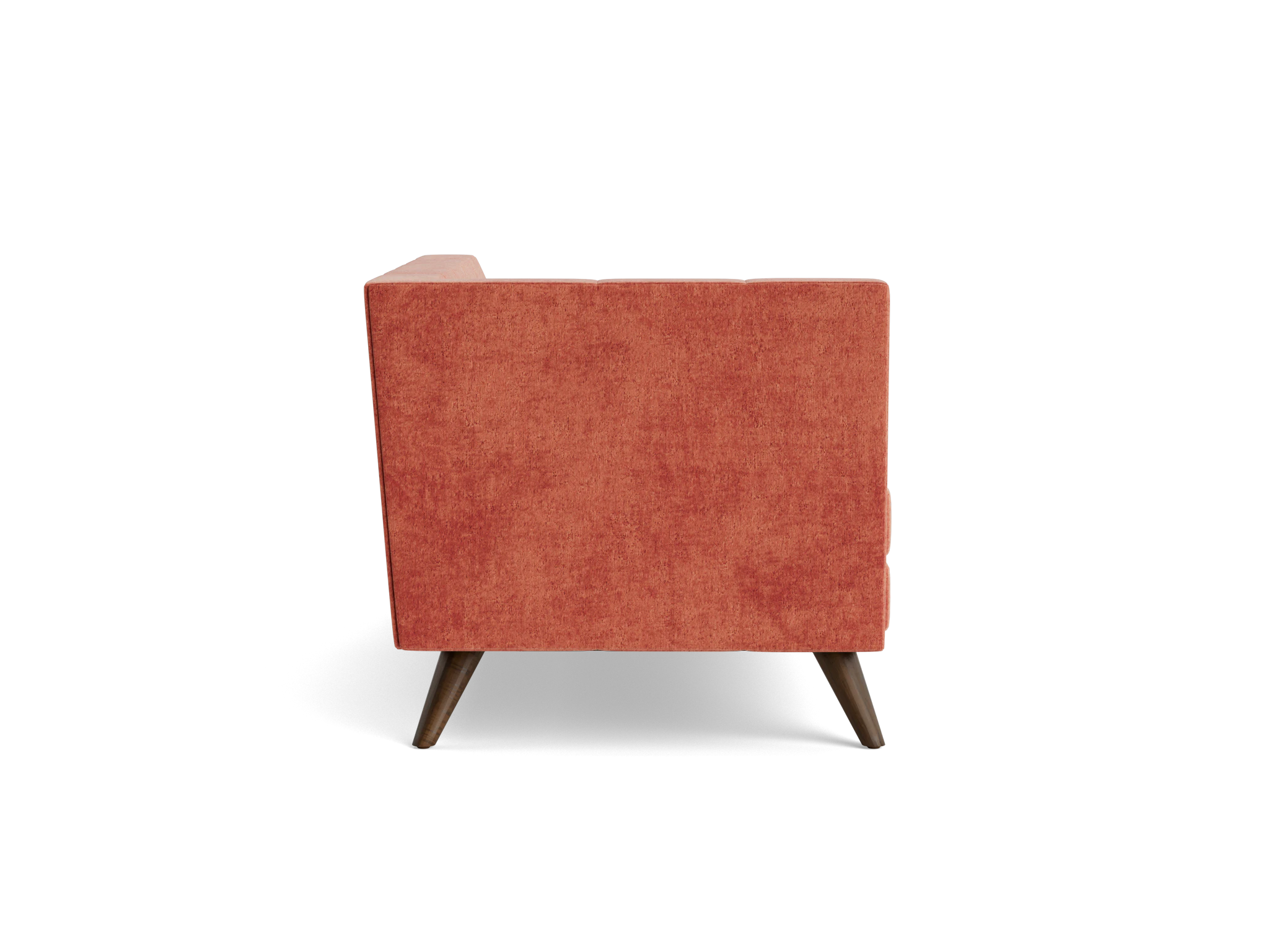 hughes bumper chaise plush terra rose