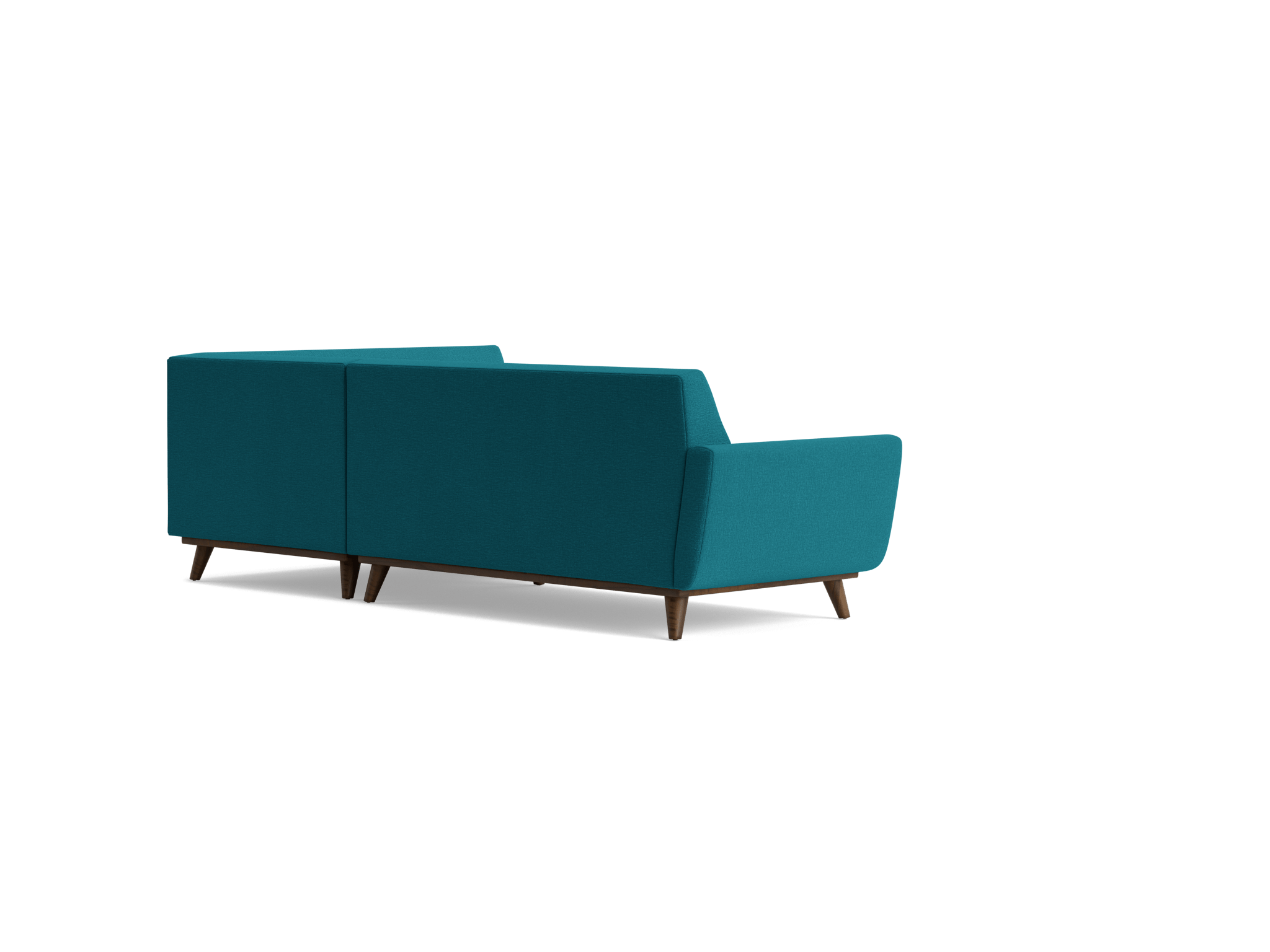 hughes sectional with bumper %282 piece%29 key largo zenith teal