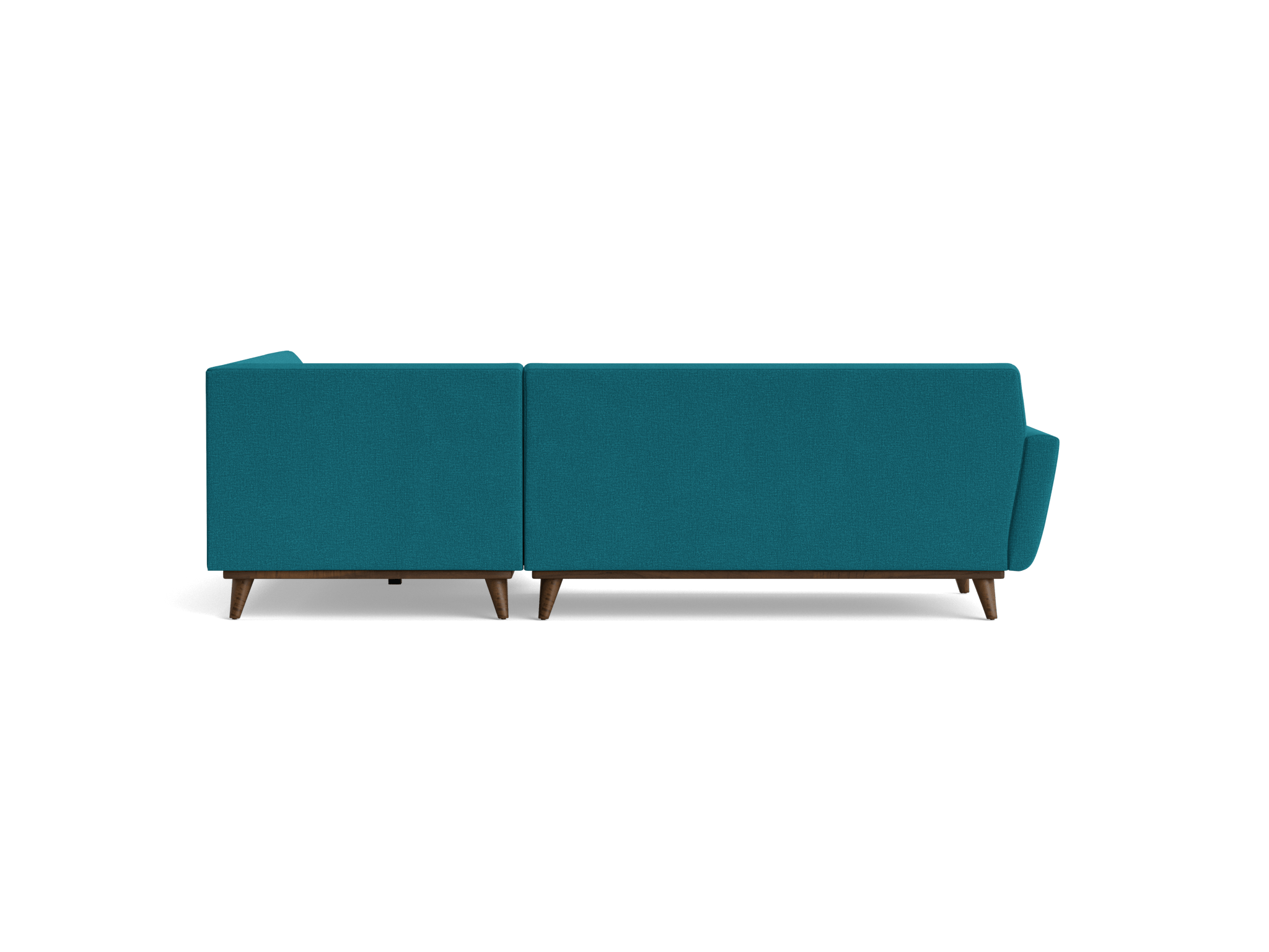 hughes sectional with bumper %282 piece%29 key largo zenith teal