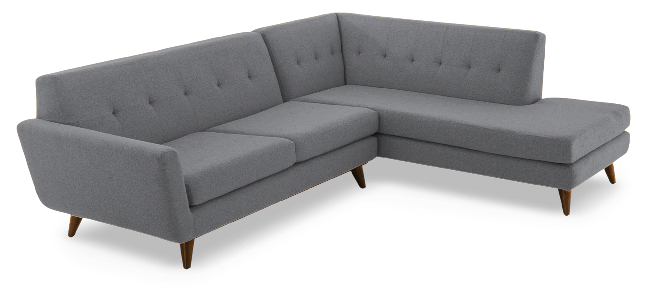 hughes sectional with bumper %282 piece%29 essence ash