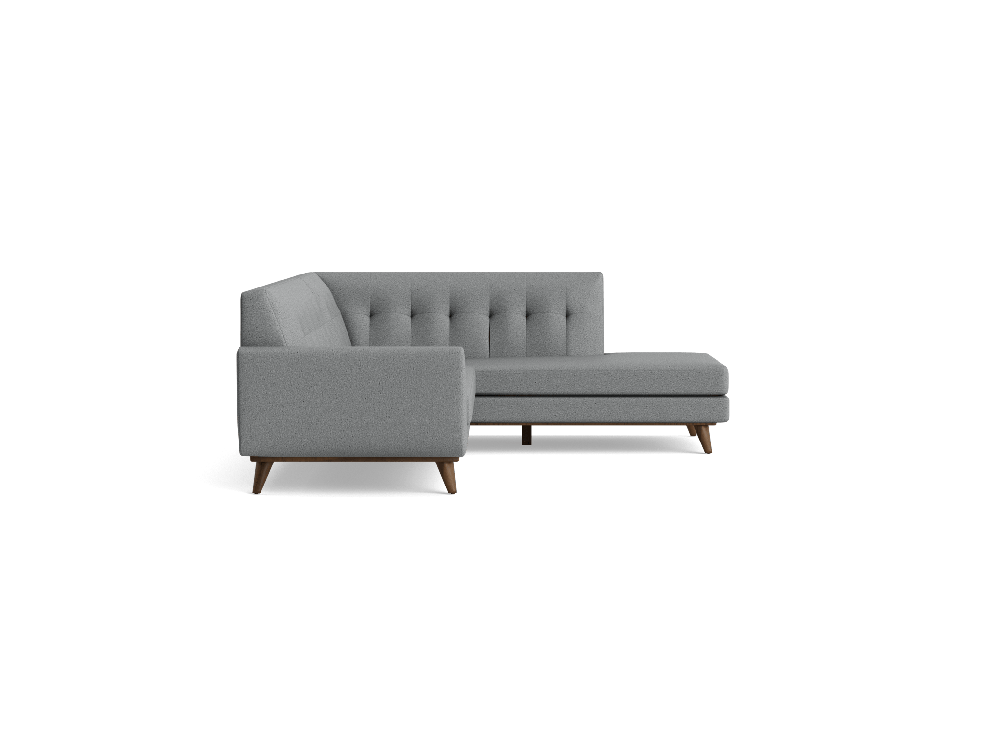 hughes sectional with bumper %282 piece%29 essence ash