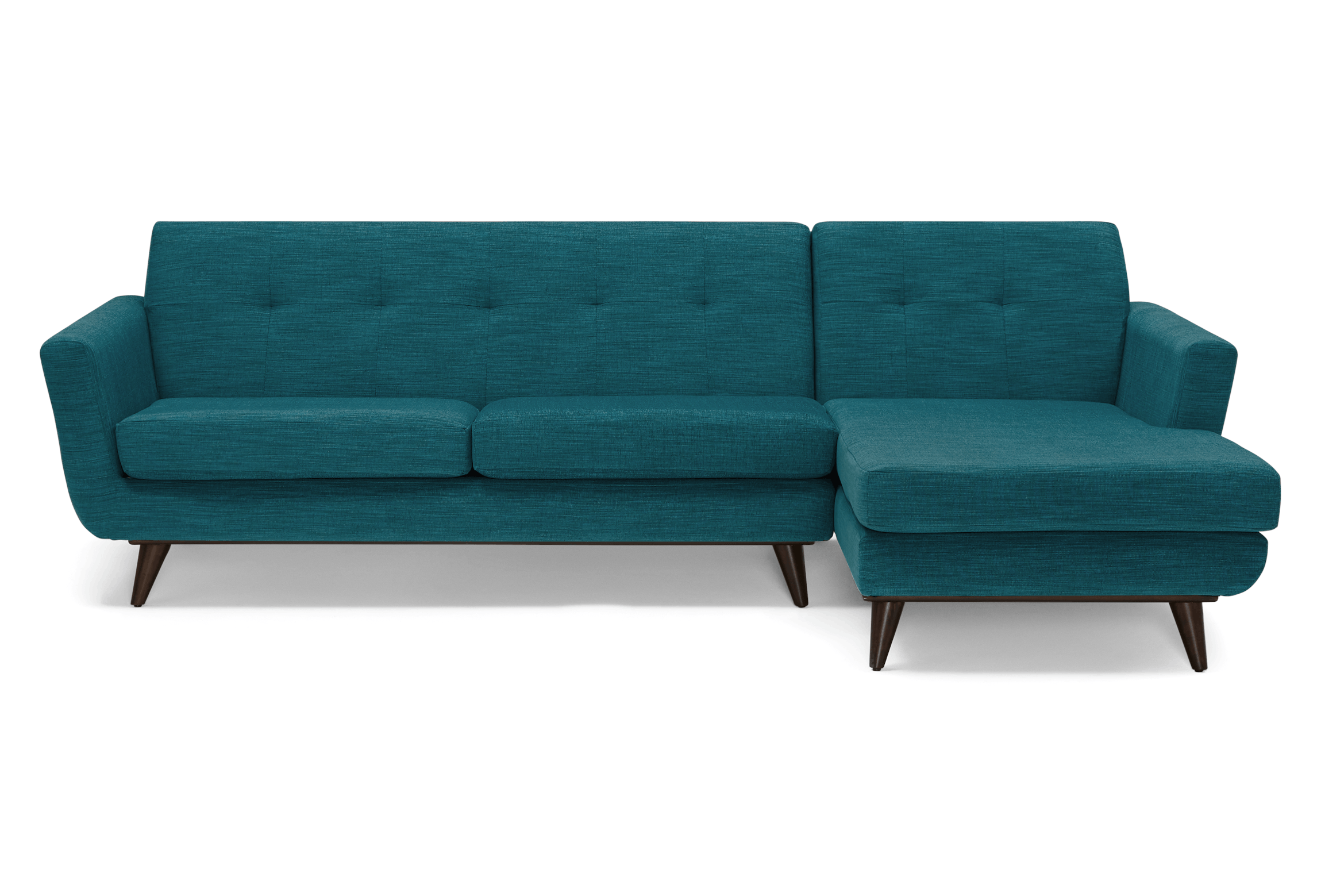 hughes sectional lucky turquoise