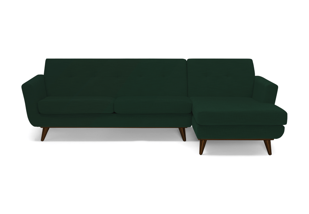 hughes sectional royale evergreen