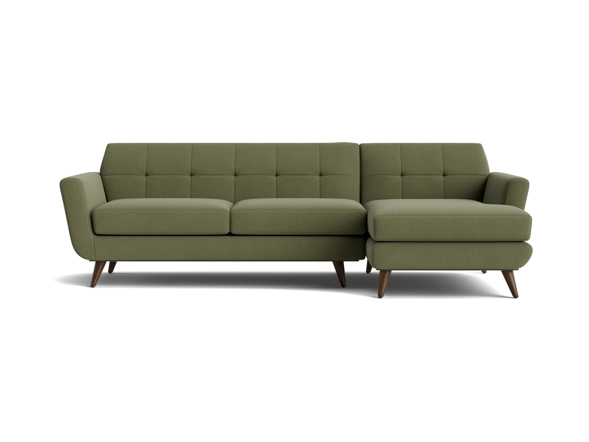 hughes sectional faithful olive