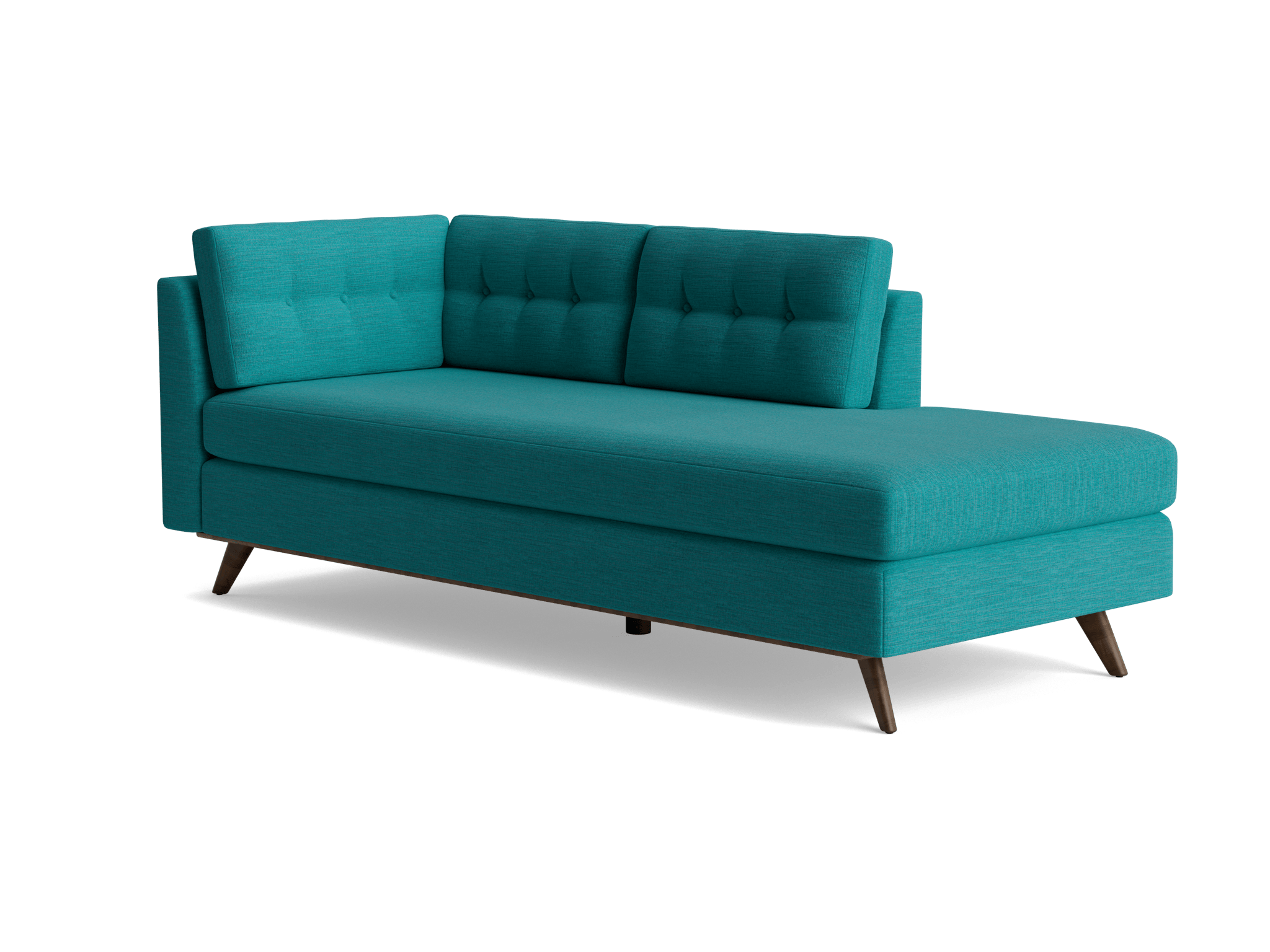 hopson bumper chaise lucky turquoise