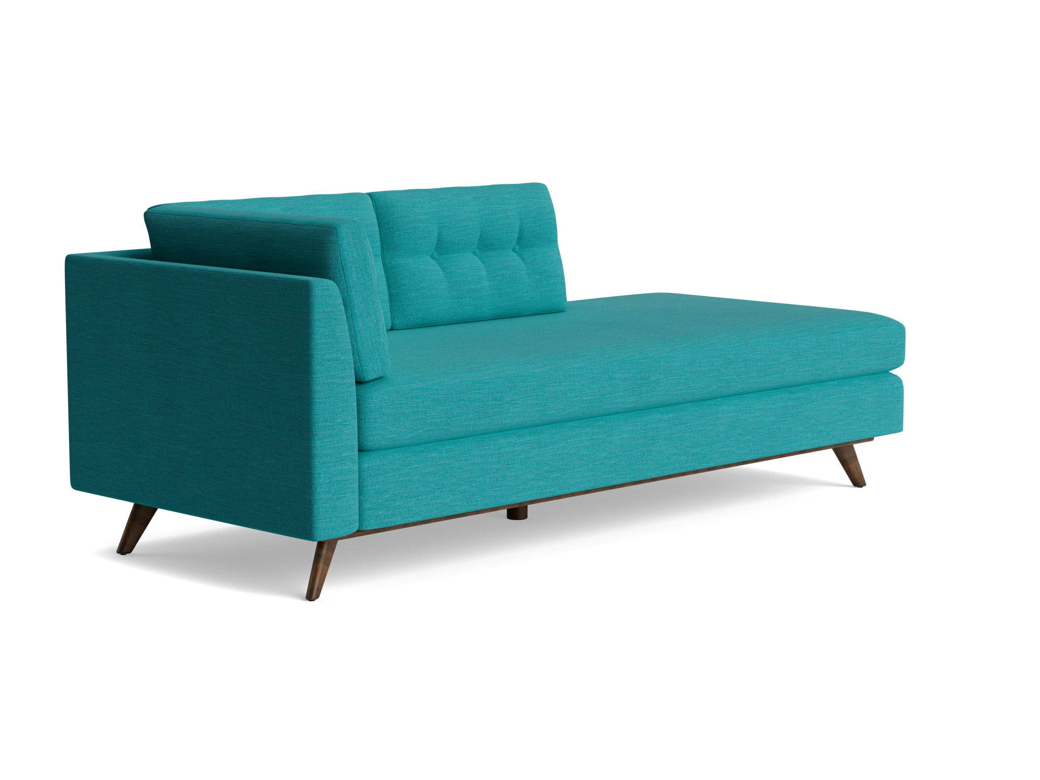 hopson bumper chaise lucky turquoise