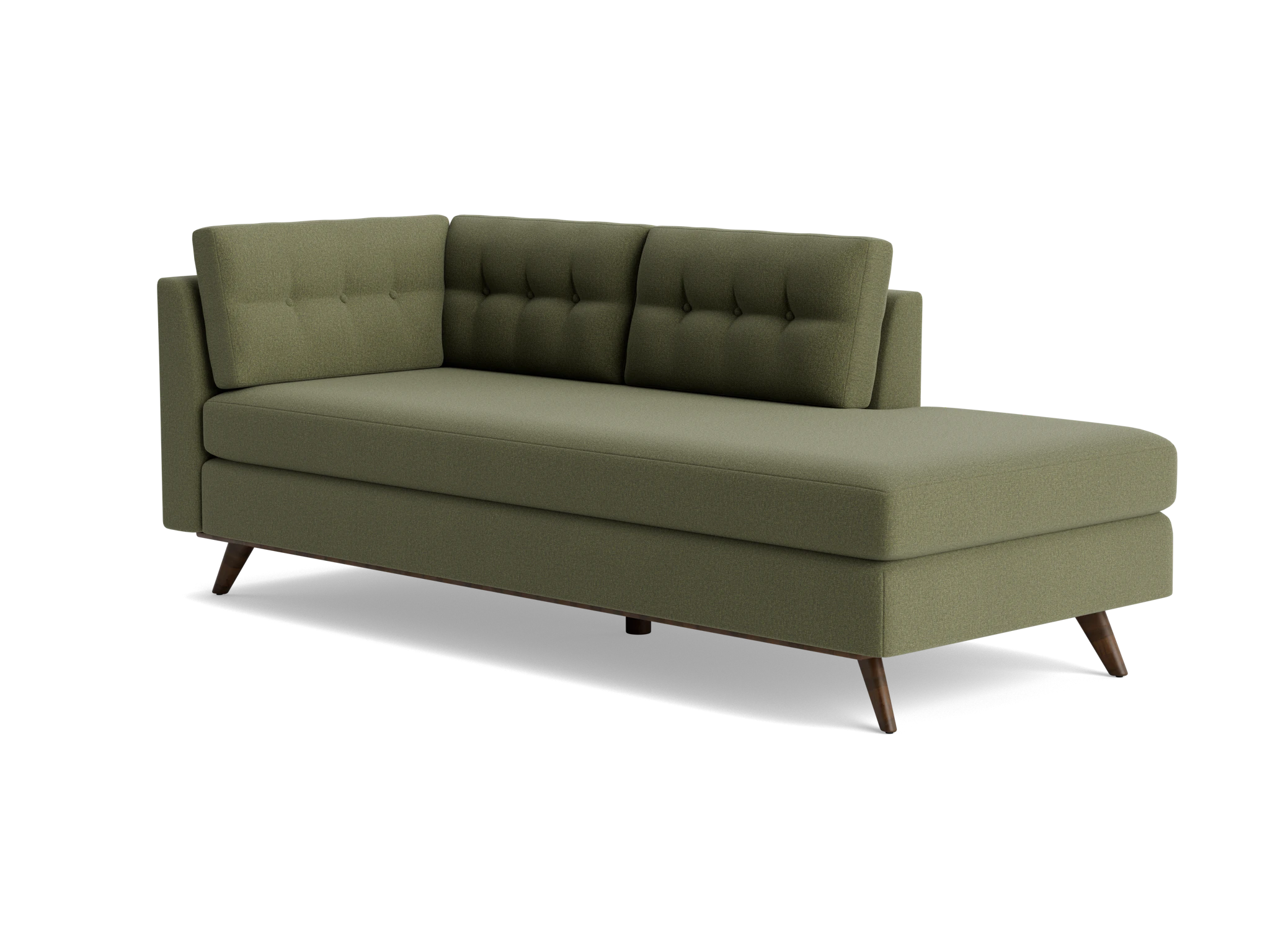 hopson bumper chaise faithful olive