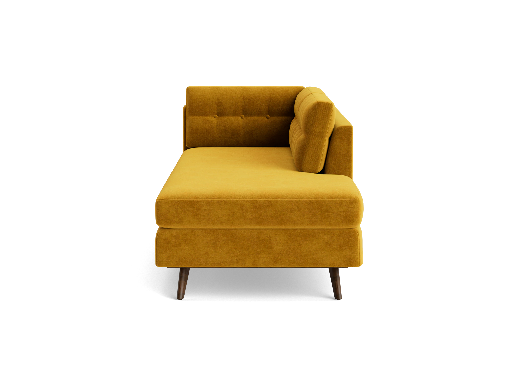 hopson bumper chaise harper amber gold