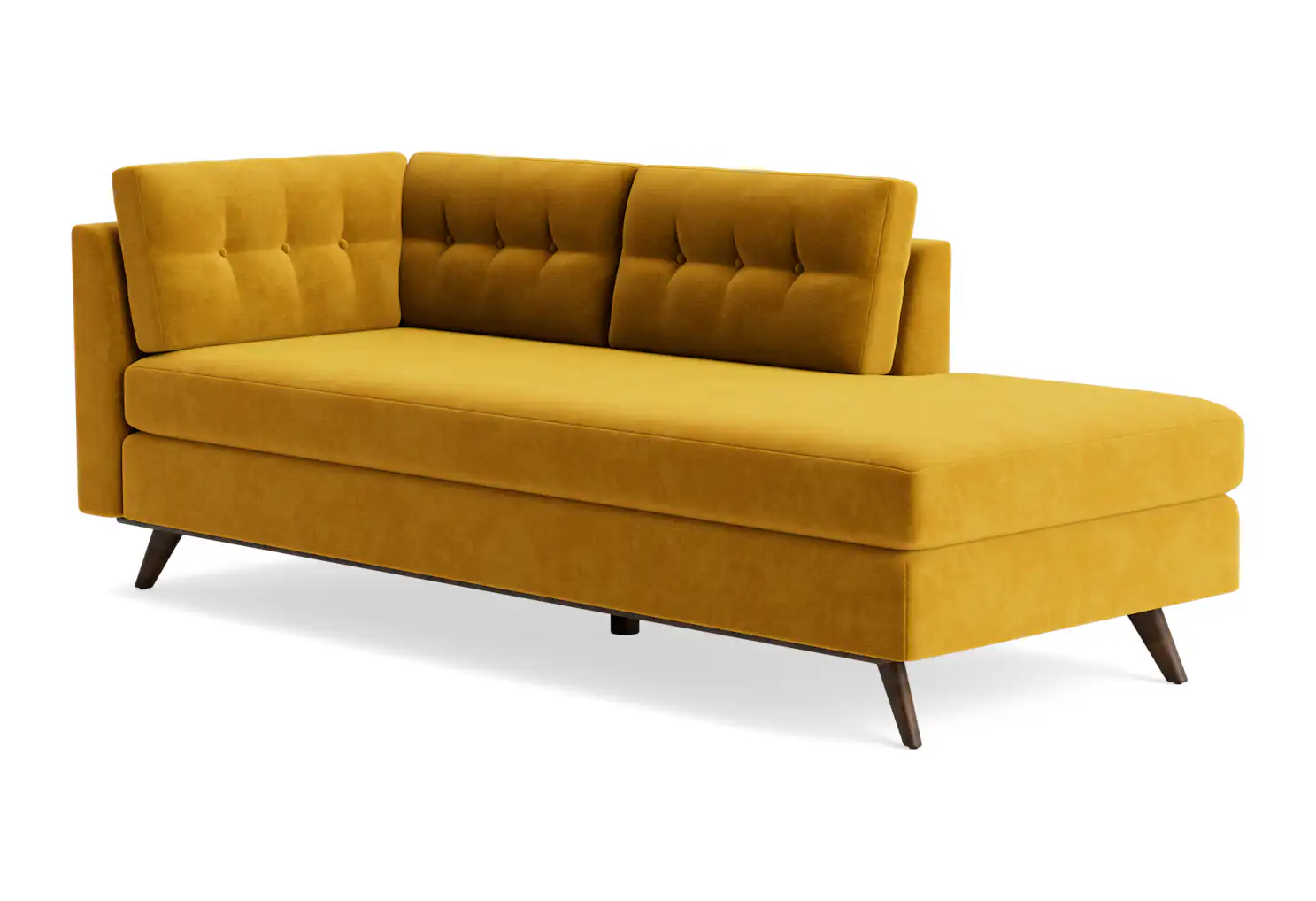 hopson bumper chaise harper amber gold