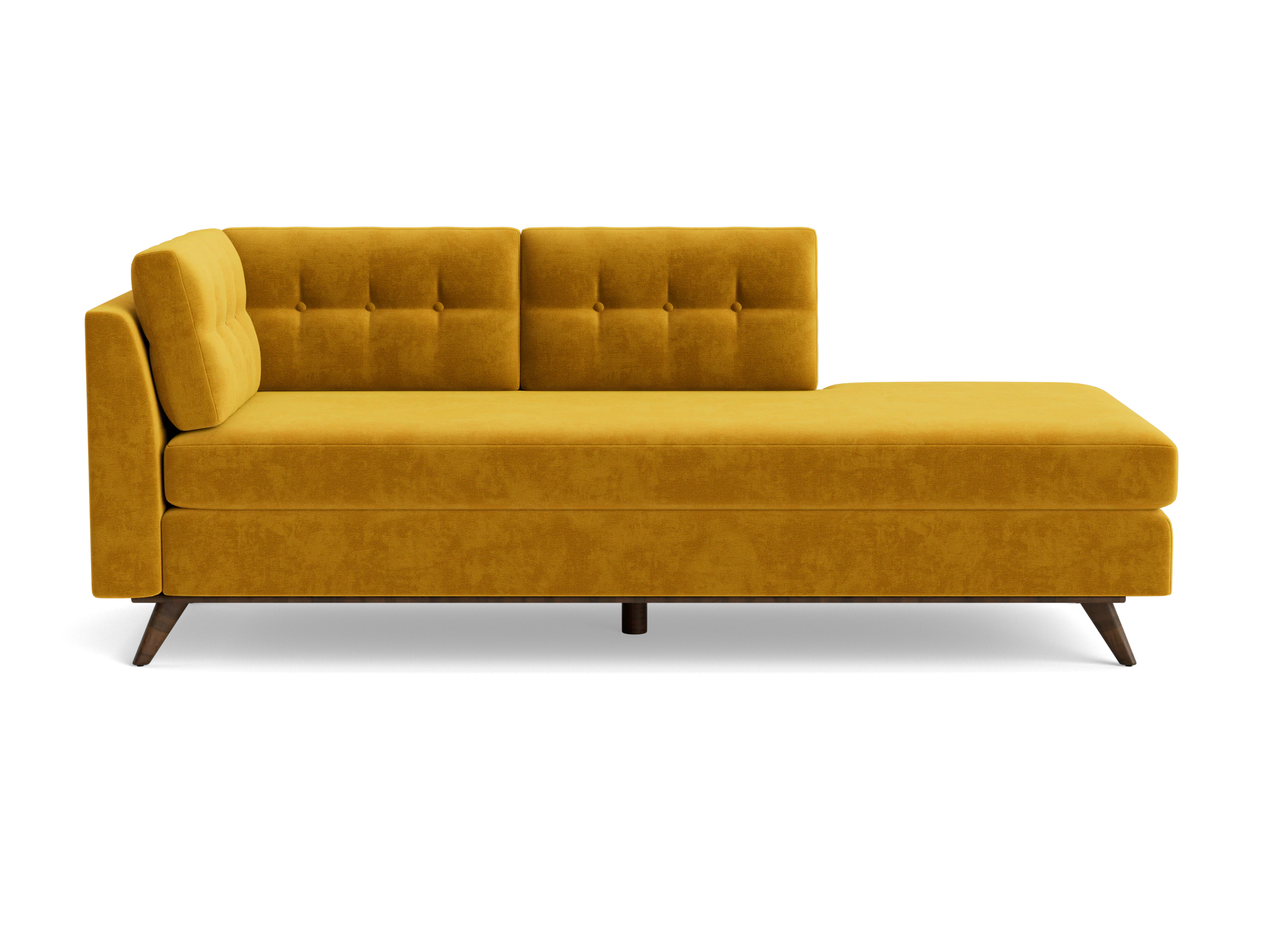 hopson bumper chaise harper amber gold