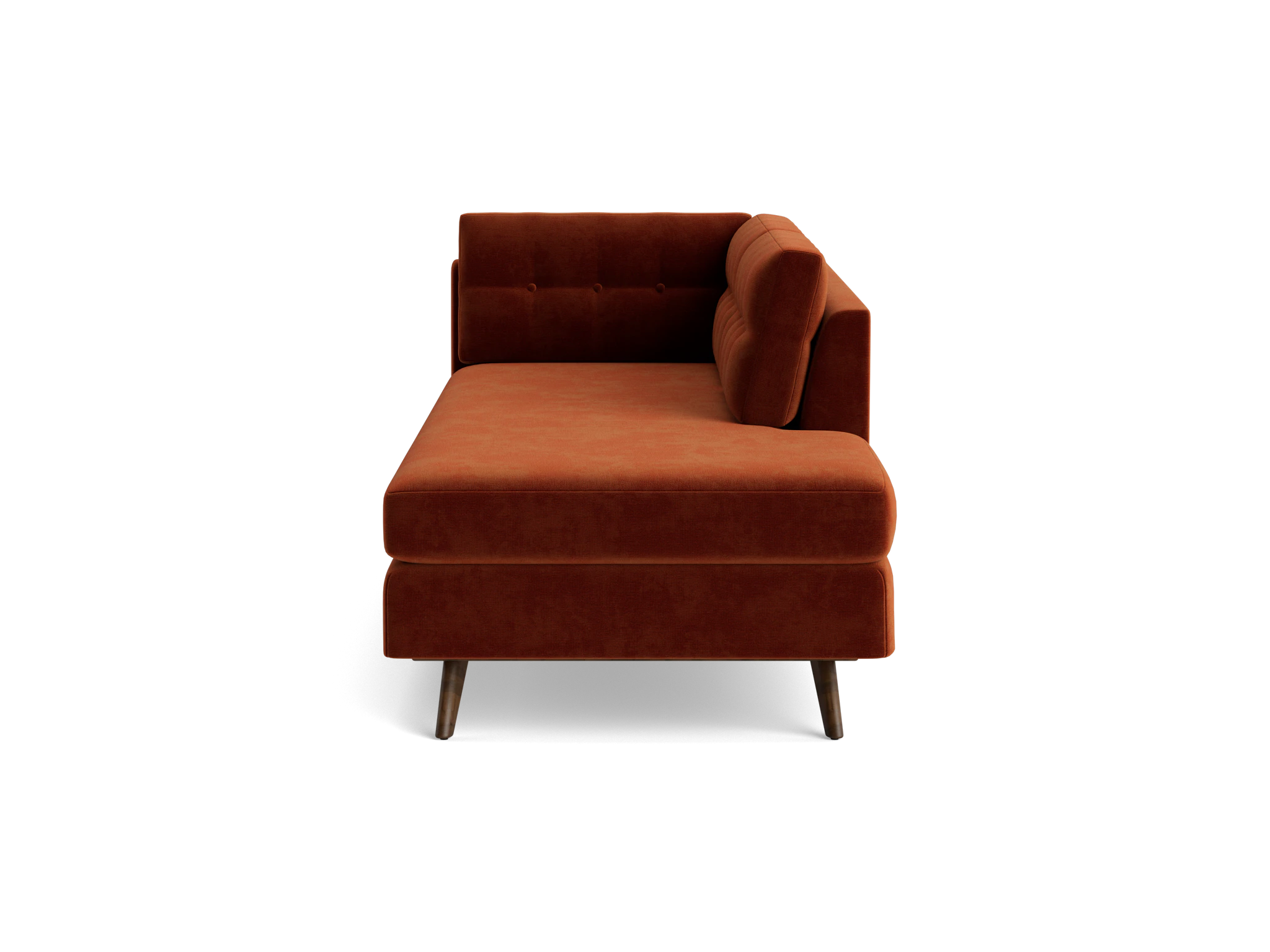 hopson bumper chaise harper cinnamon