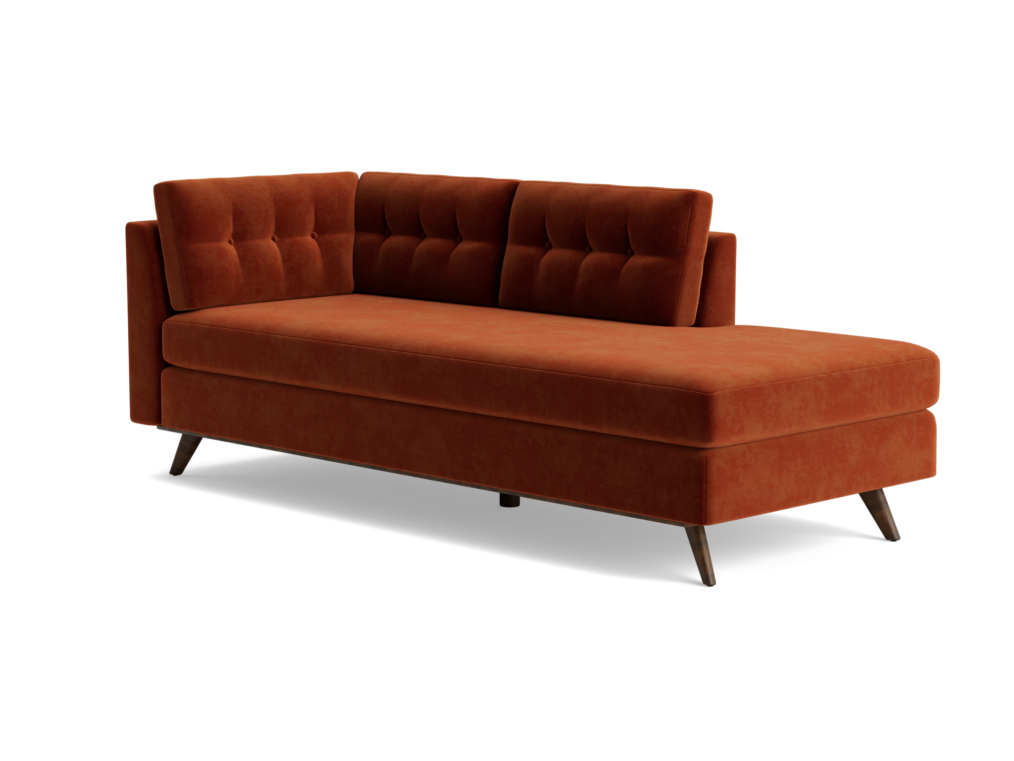 hopson bumper chaise harper cinnamon