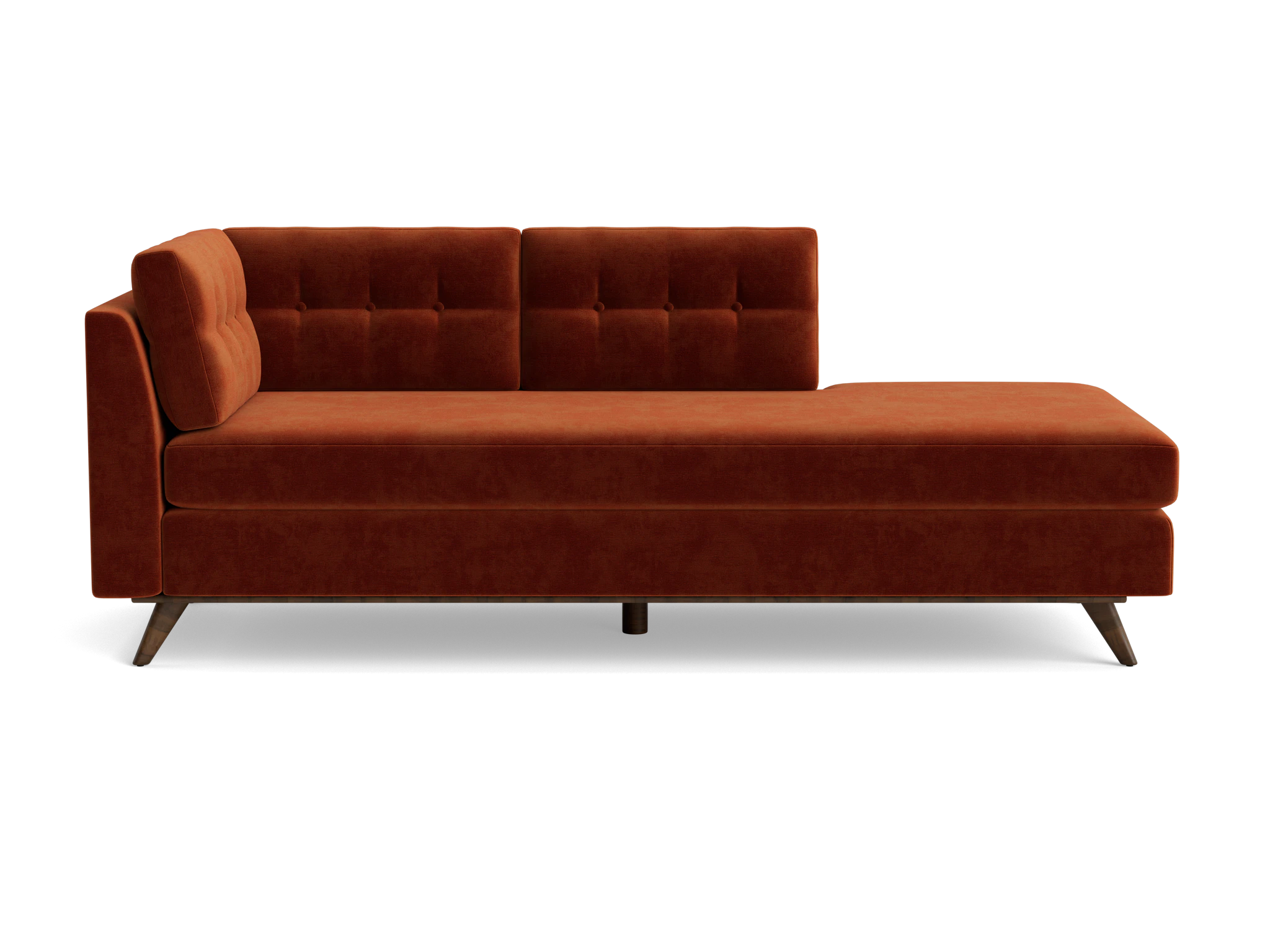 hopson bumper chaise harper cinnamon