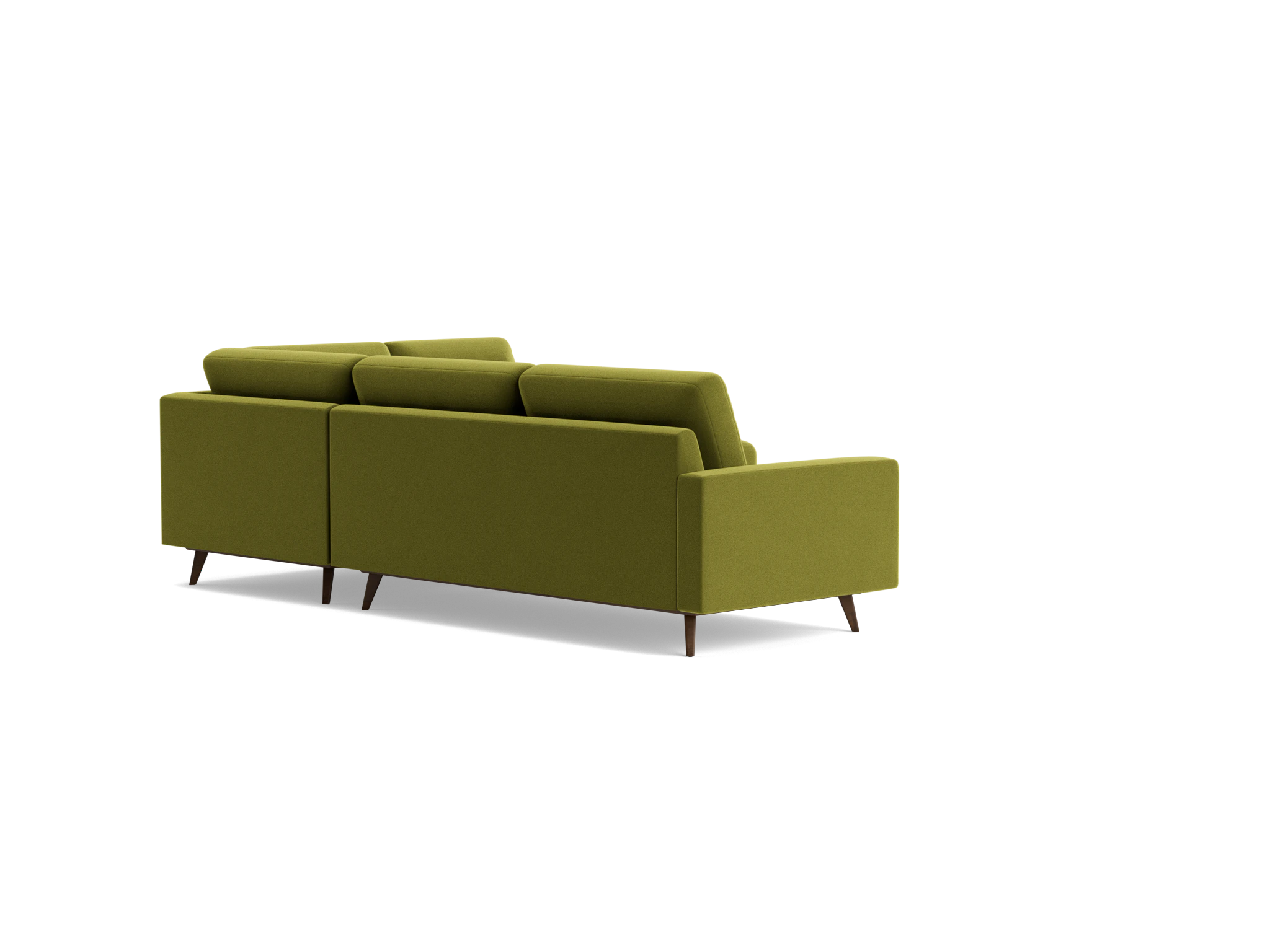 hopson sectional with bumper %282 piece%29 royale apple