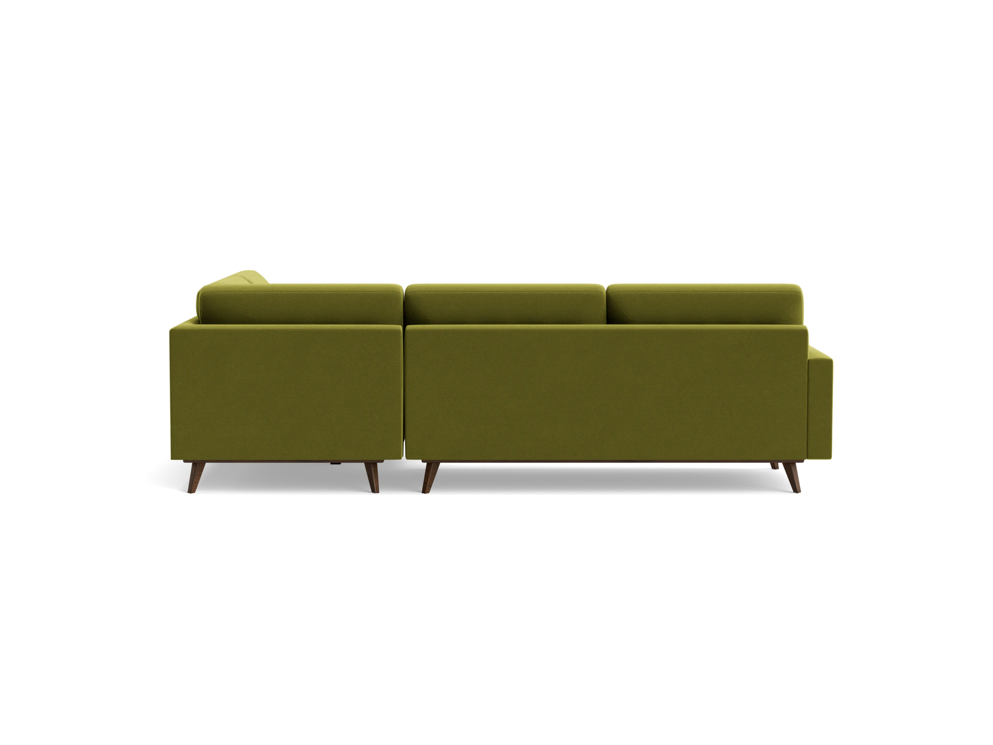 hopson sectional with bumper %282 piece%29 royale apple