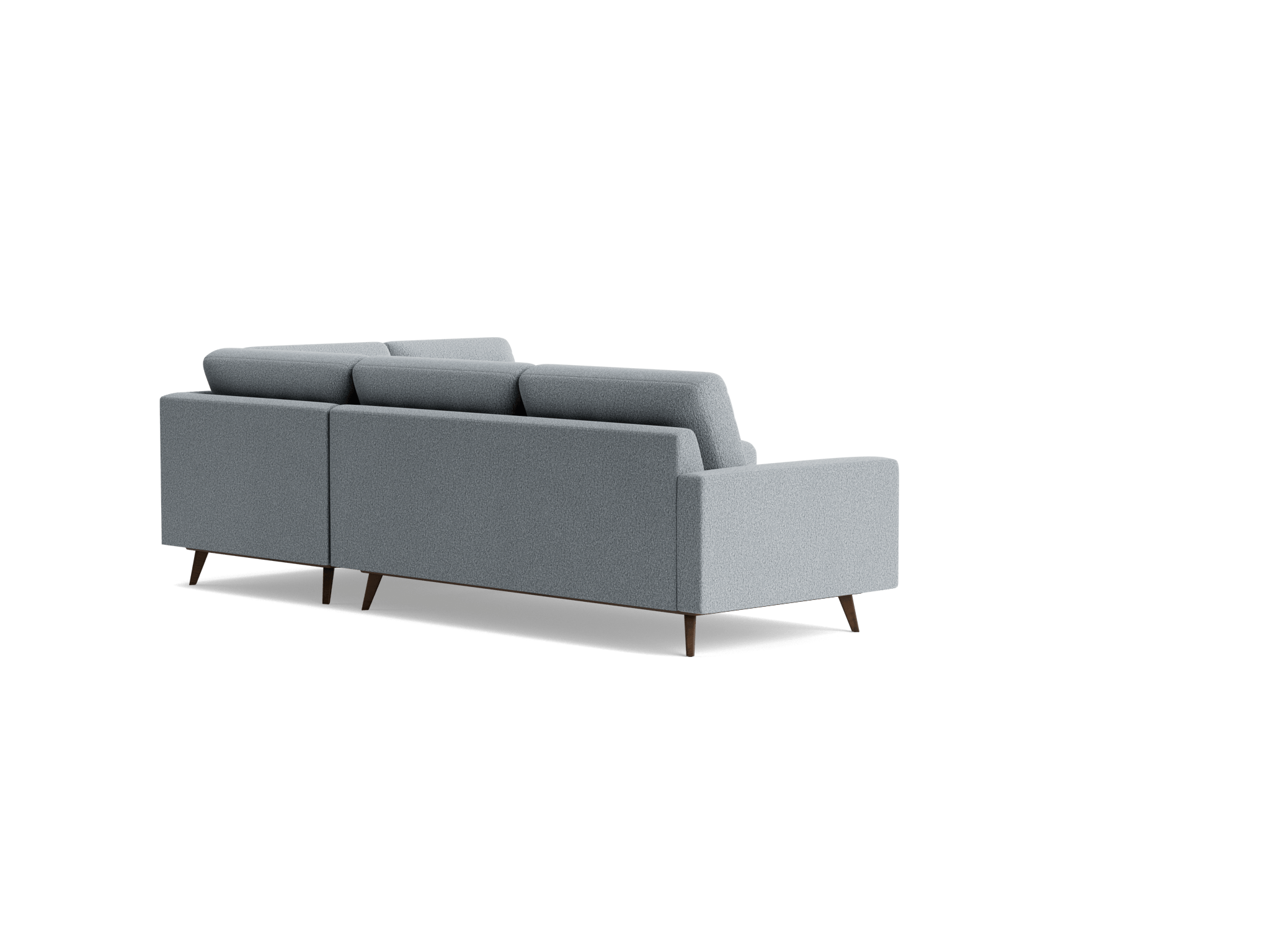 hopson sectional with bumper %282 piece%29 synergy pewter