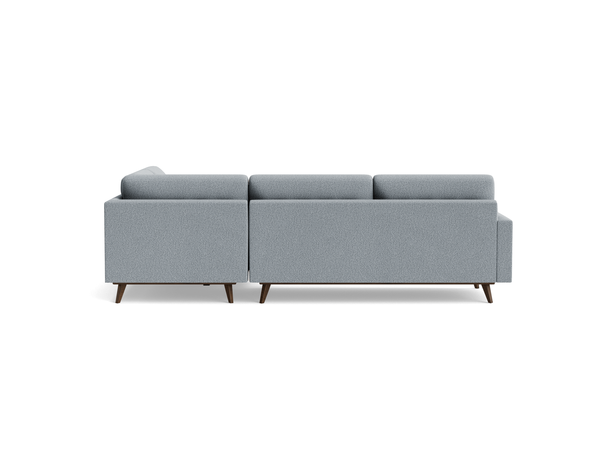 hopson sectional with bumper %282 piece%29 synergy pewter