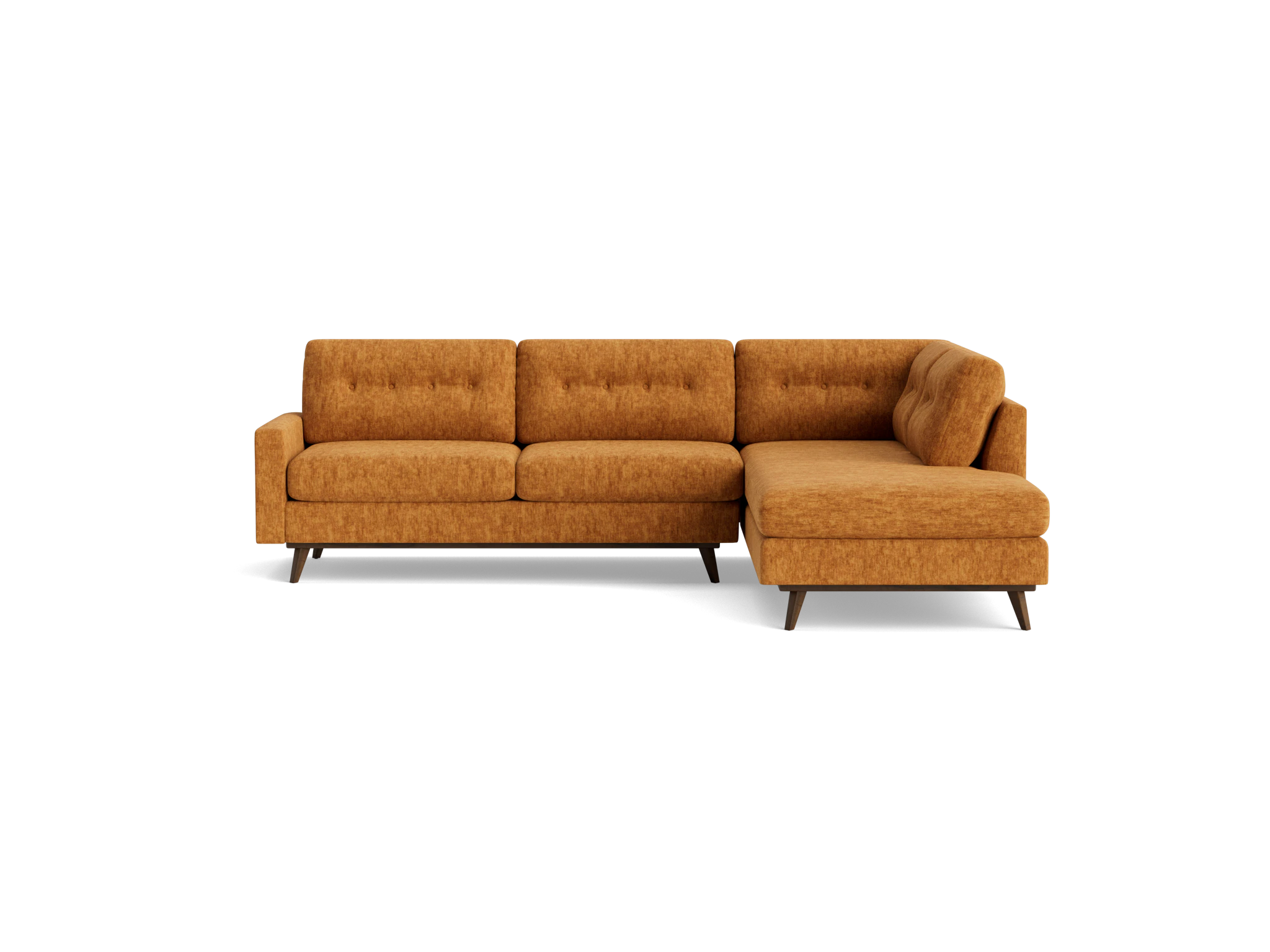 hopson sectional with bumper %282 piece%29 crave ginger tea