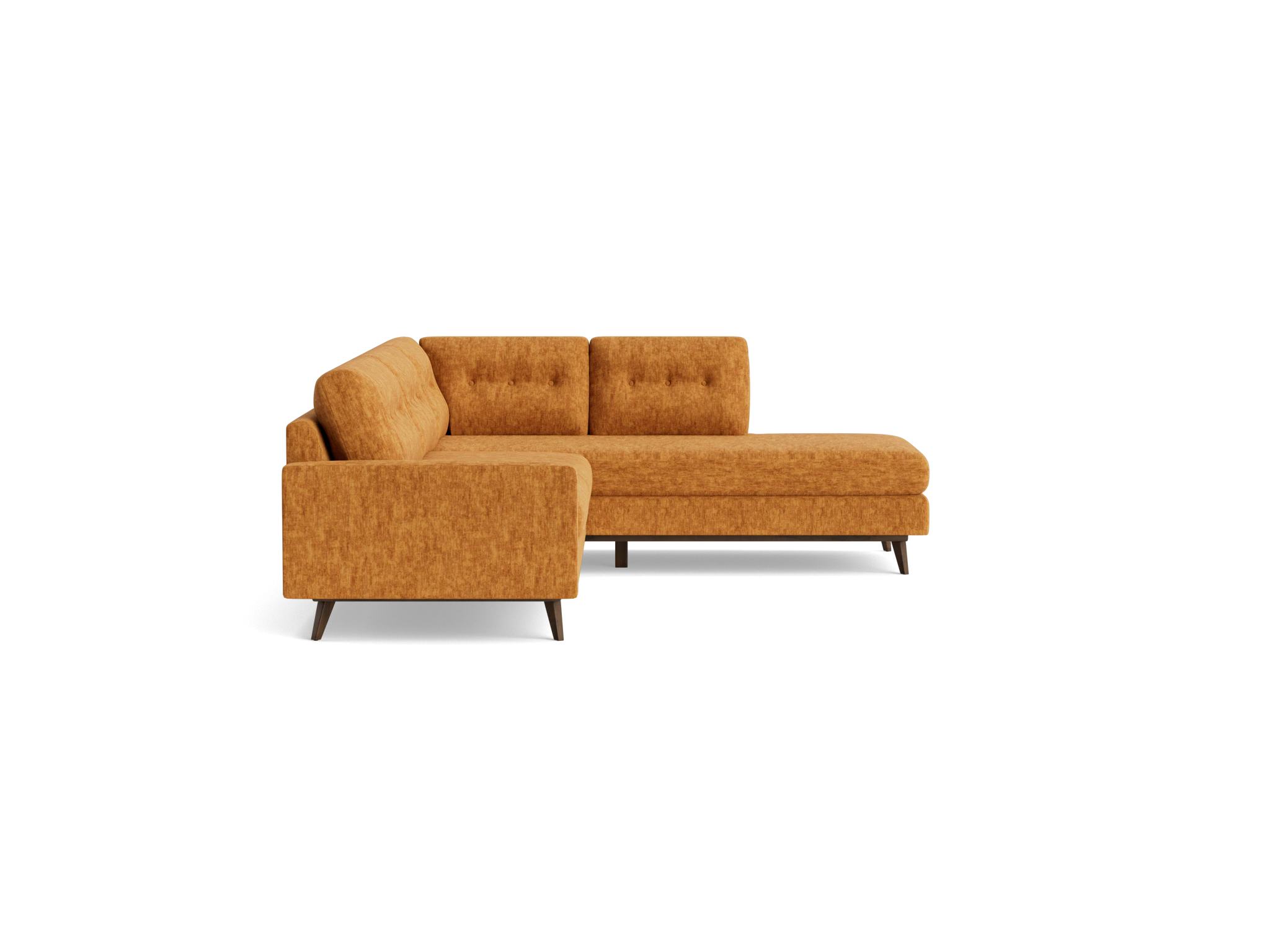 hopson sectional with bumper %282 piece%29 crave ginger tea
