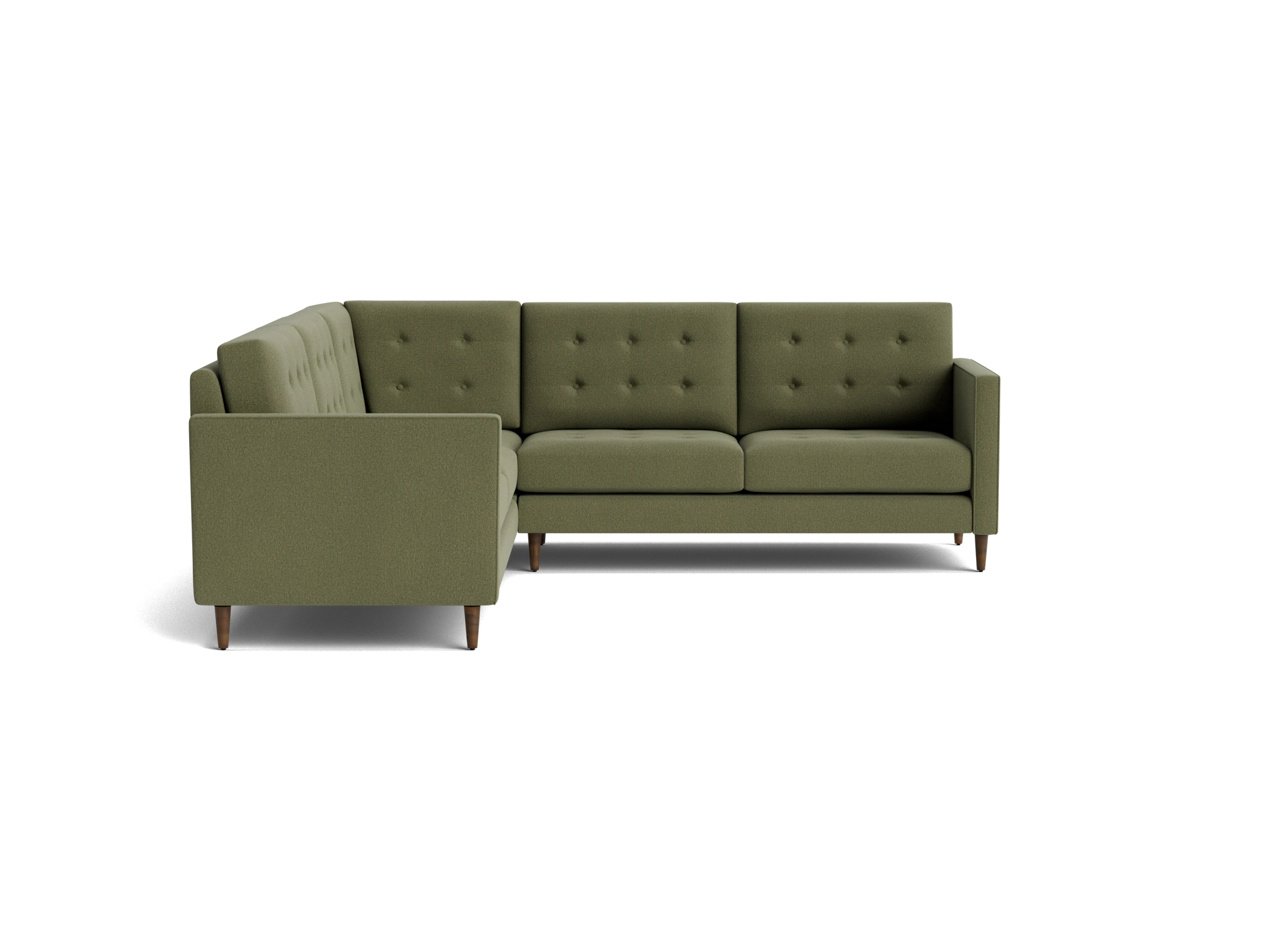 eliot corner sectional %283 piece%29 faithful olive