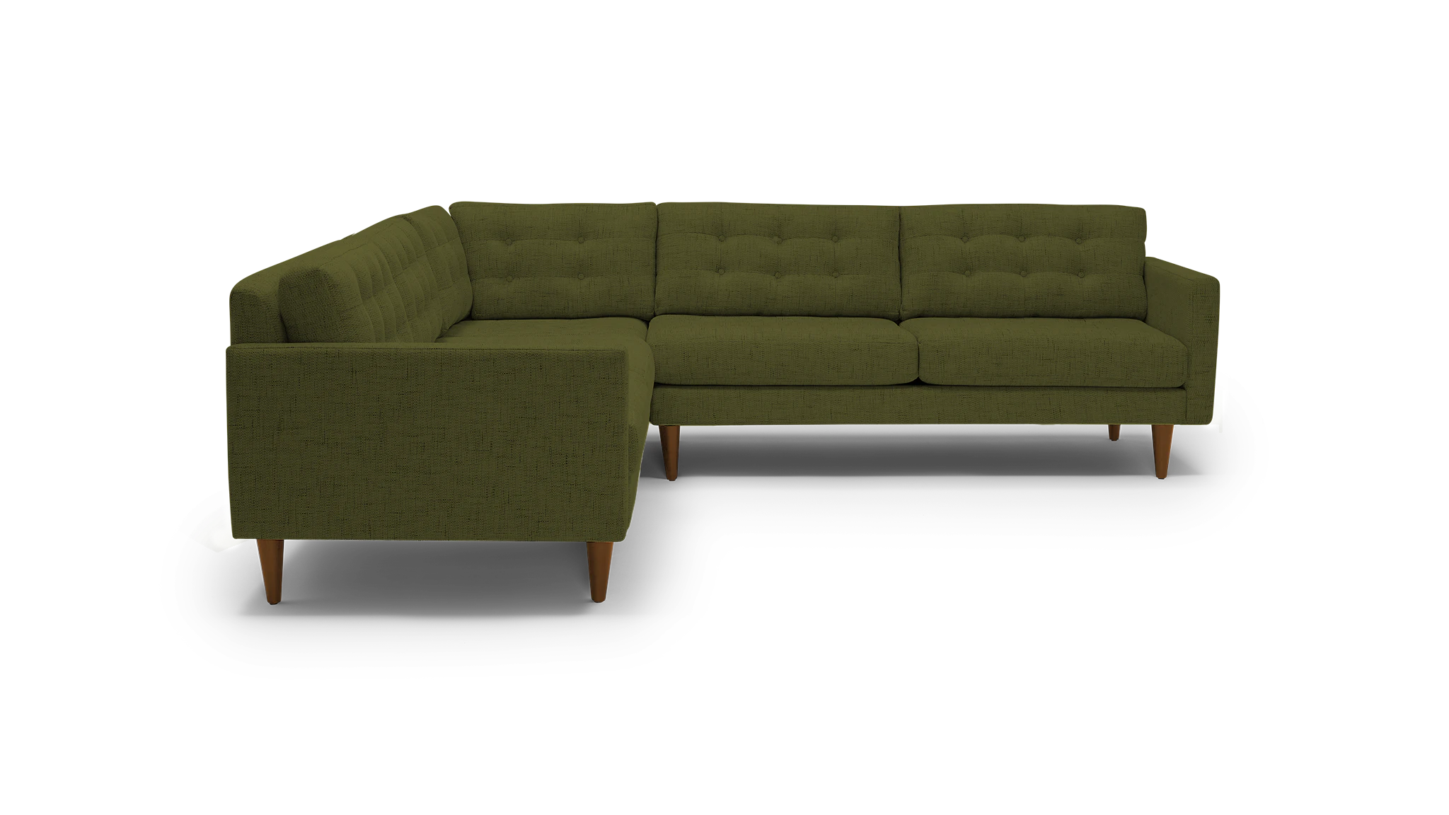 eliot corner sectional %283 piece%29 faithful olive