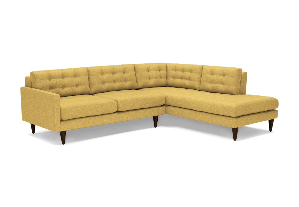 eliot sectional with bumper %282 piece%29 bentley daisey