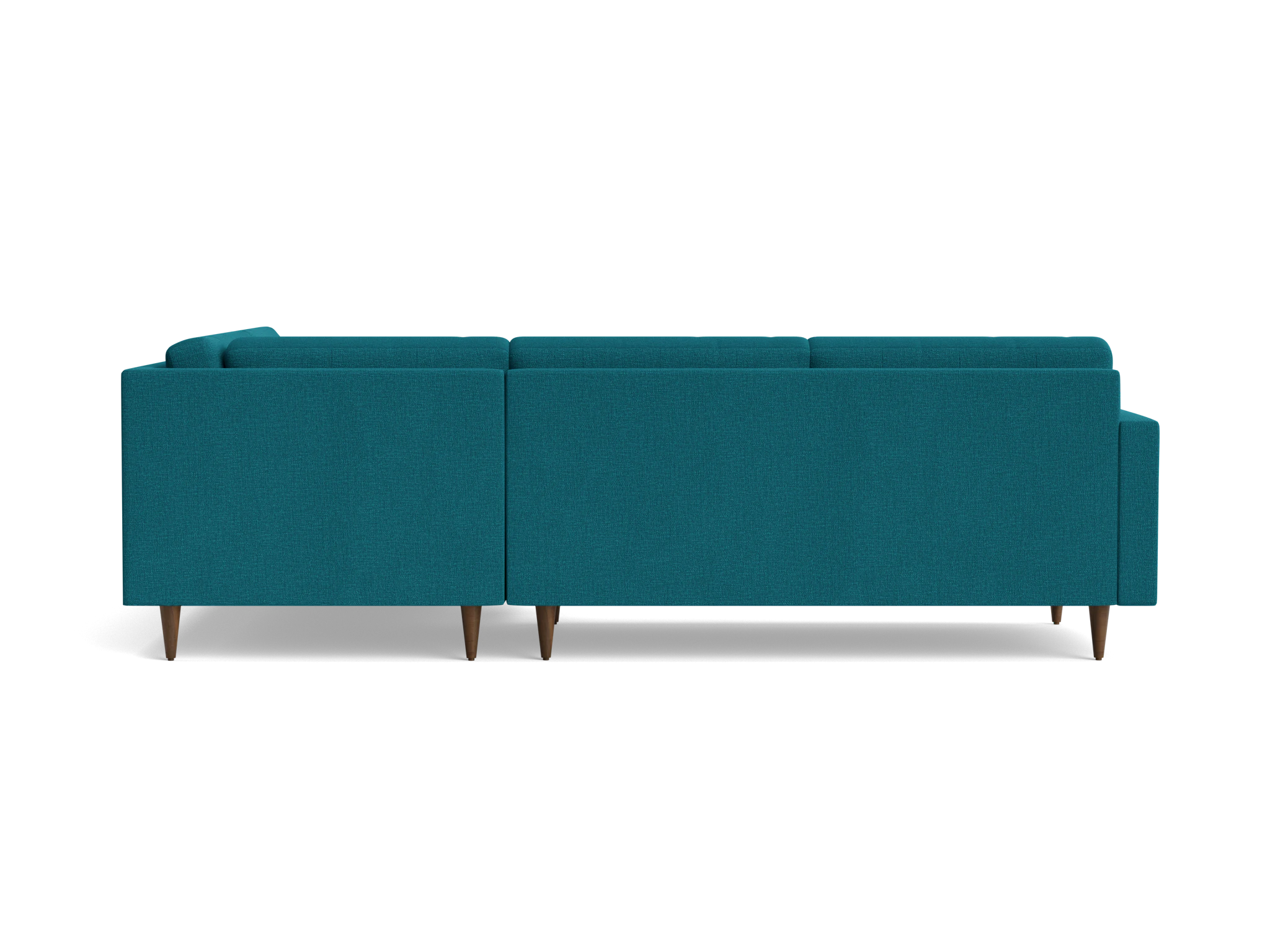 eliot sectional with bumper %282 piece%29 key largo zenith teal