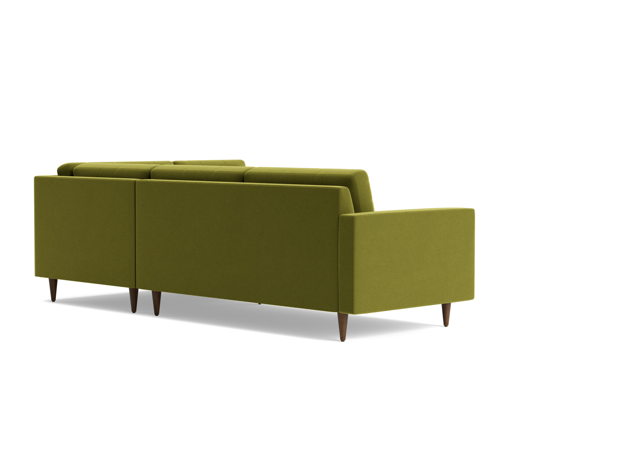eliot sectional with bumper %282 piece%29 royale apple