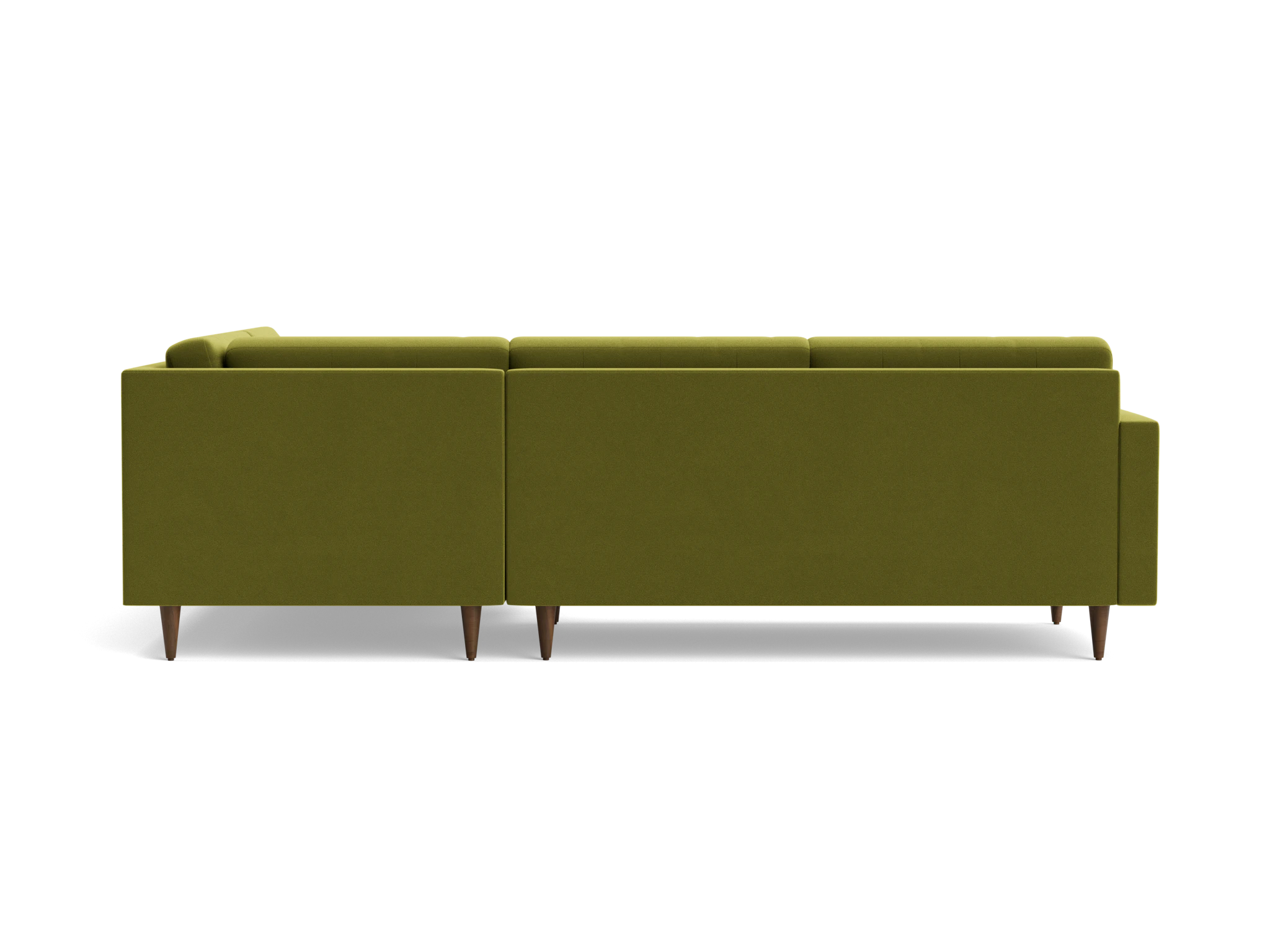 eliot sectional with bumper %282 piece%29 royale apple